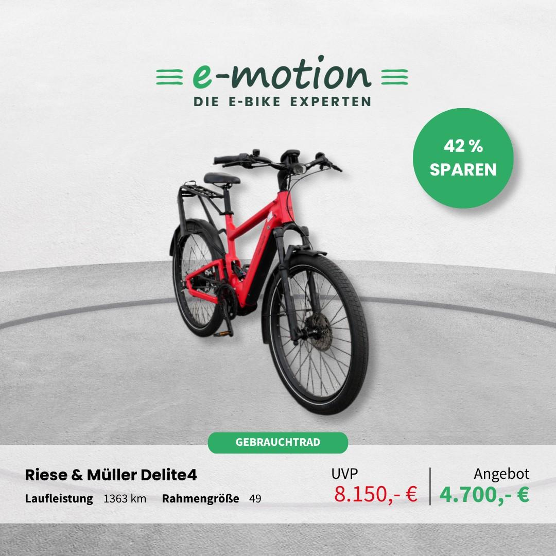 Riese und Müller Delite4 im Angebot als Gebrauchtrad in Pulheim