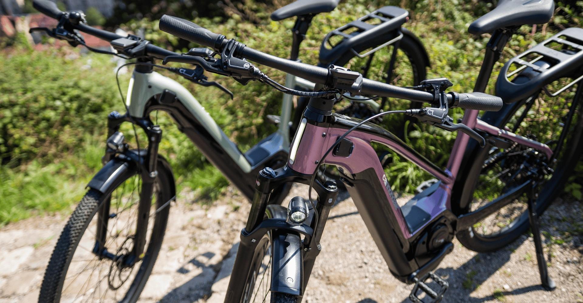 Zwei Cannondale Tesoro Neo X 1 e-BIkes