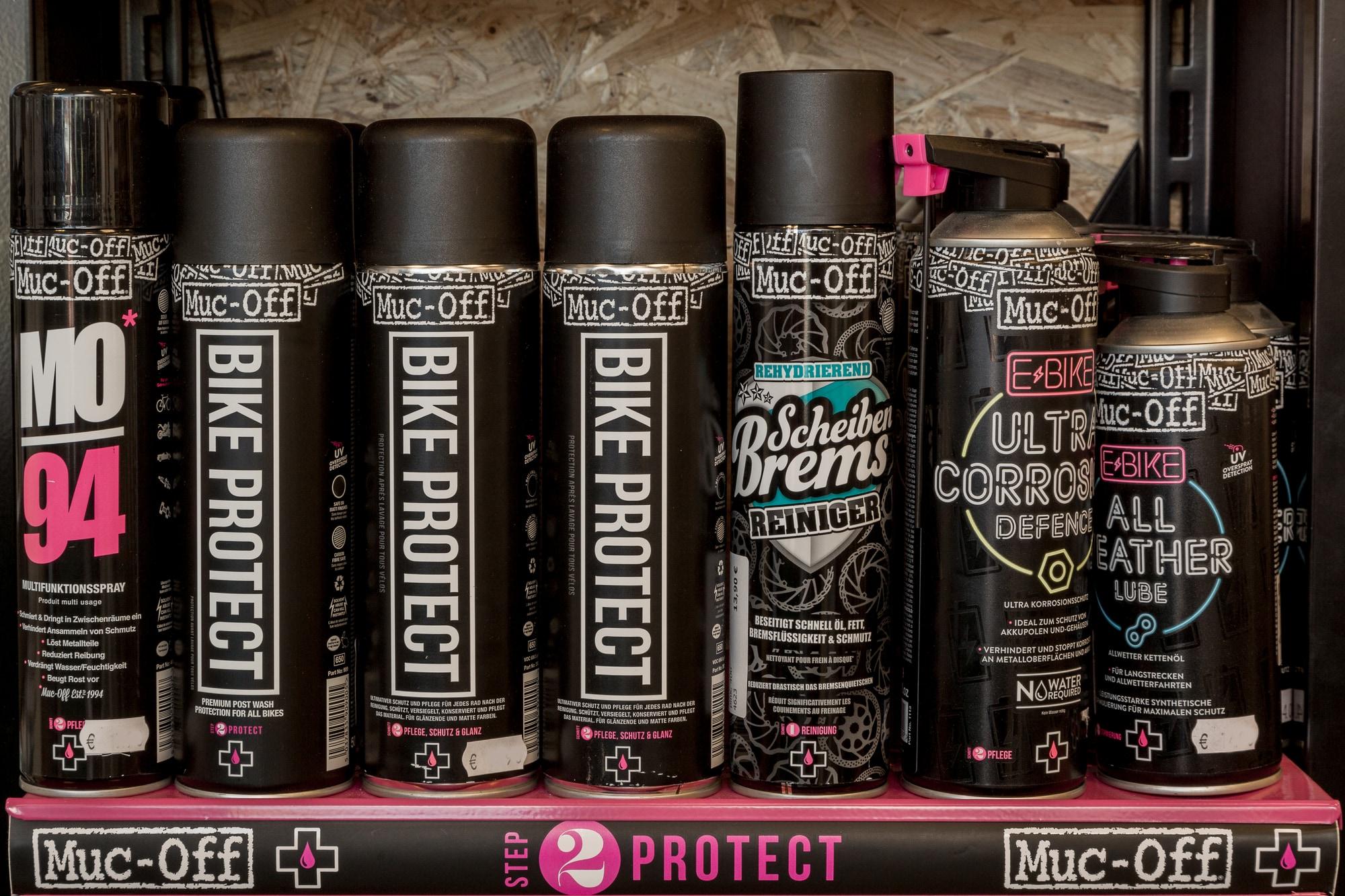 Entdecken Sie Muc-Off Reinigungs- und Pflegeprodukte, ideal für E-Bikes. Schützen und verbessern Sie Ihr Bike mit B