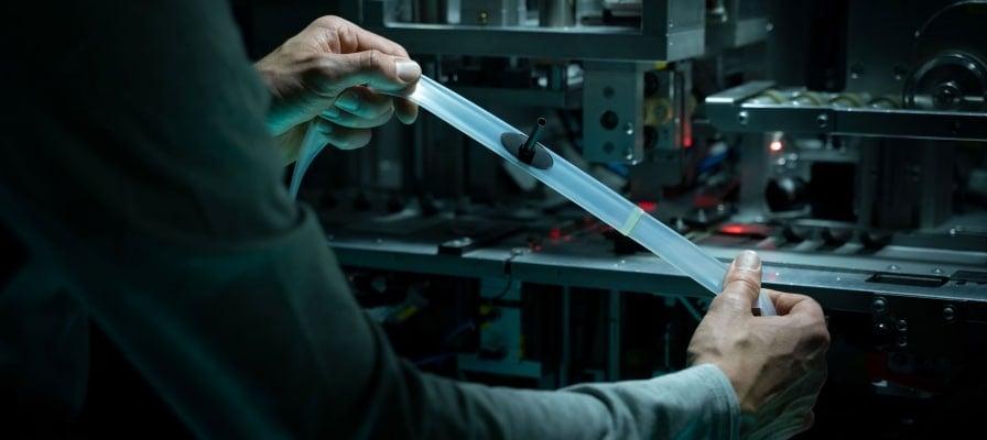 Schwalbe Aerothan Fahrradschlauch in Produktionsumgebung