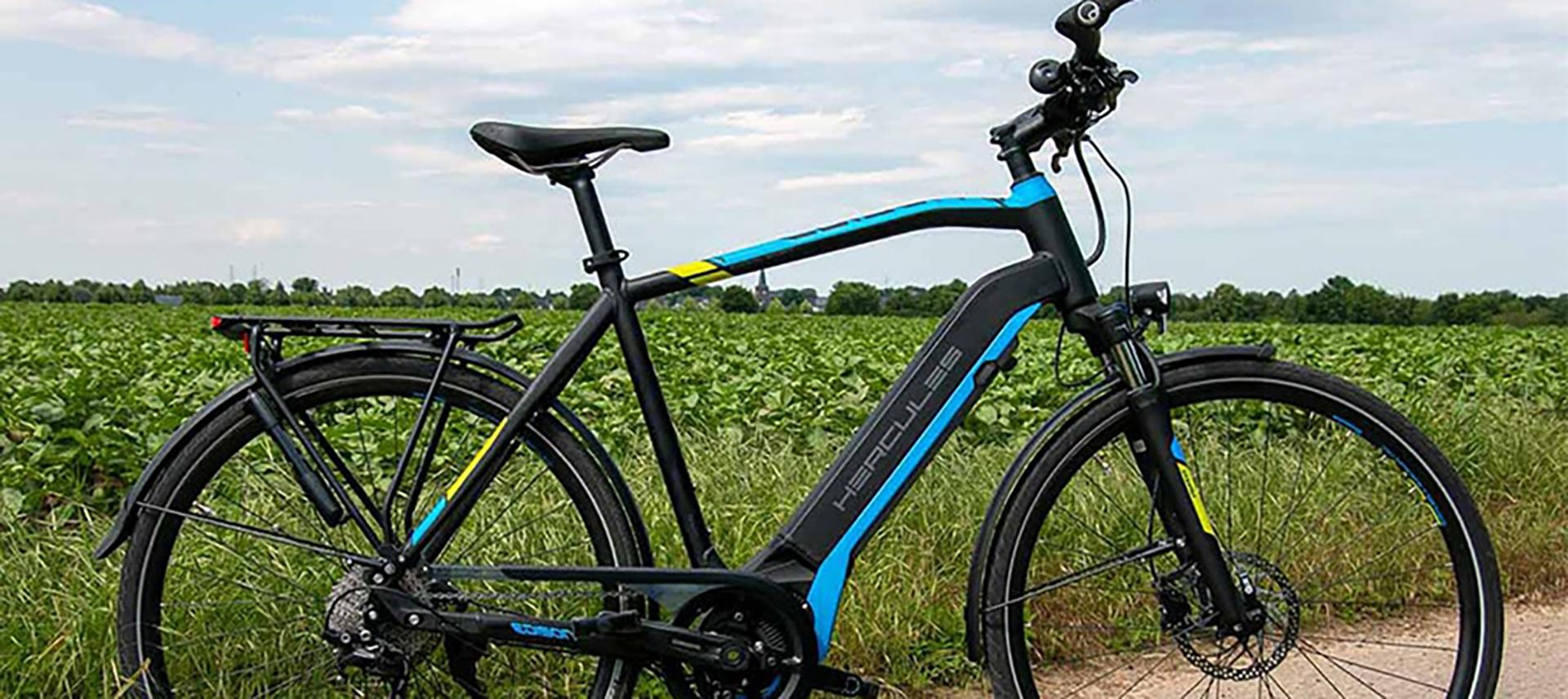 Bild von einem Hercules Edison Sport I bei Tag auf einem Feldweg abgestellt