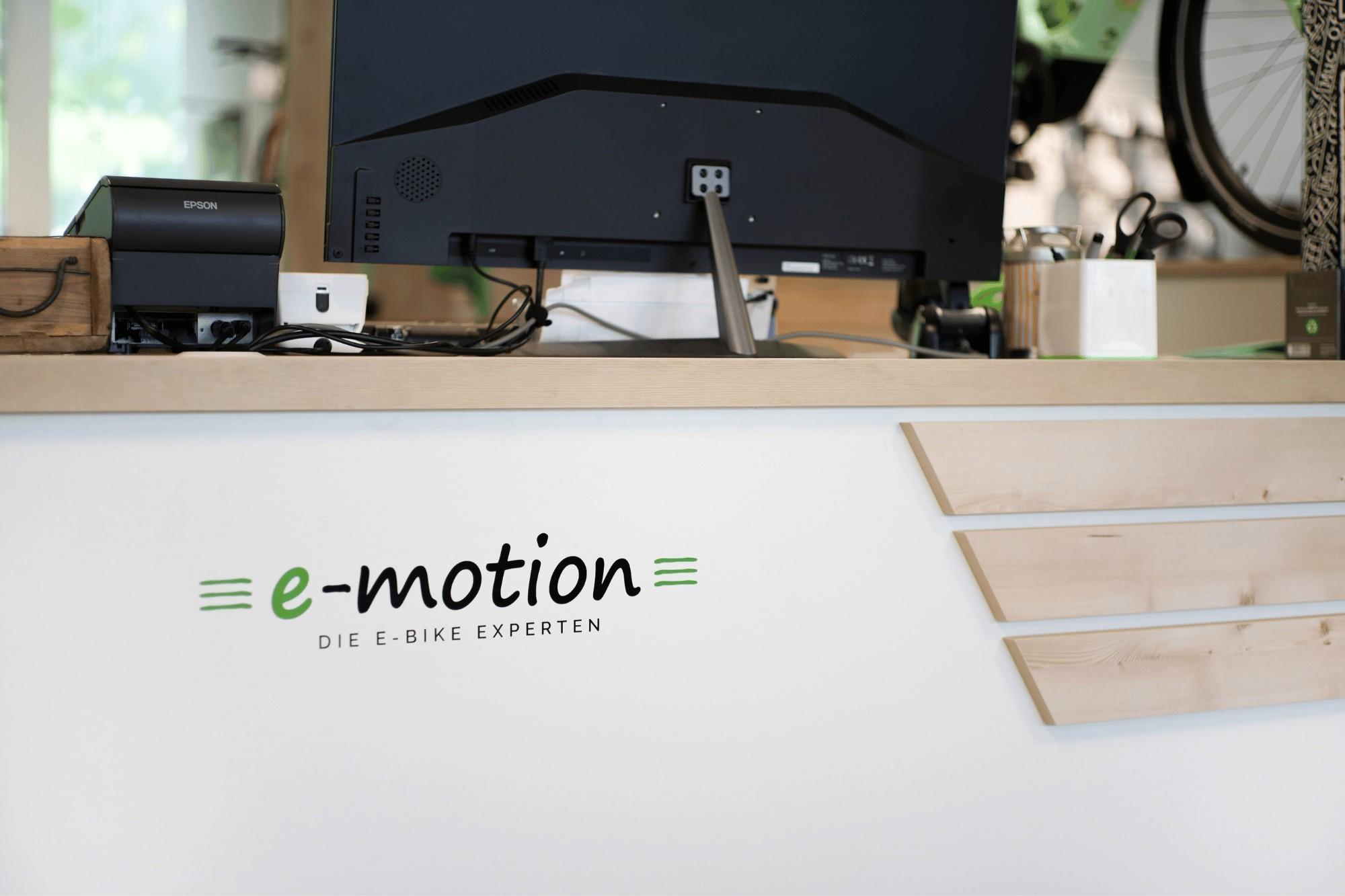Der Empfangsbereich der e-motion e-Bike Welt Nordheide