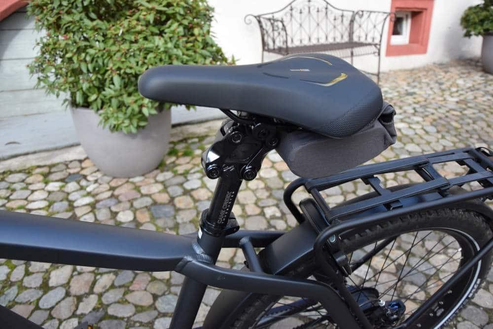 Das Bild zeigt den Sattel eines Riese & Müller Charger3 GT Vario