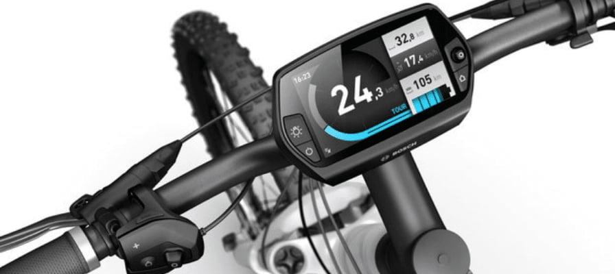 Bosch Nyon E-Bike-Boardcomputer auf Mountainbike-Lenker