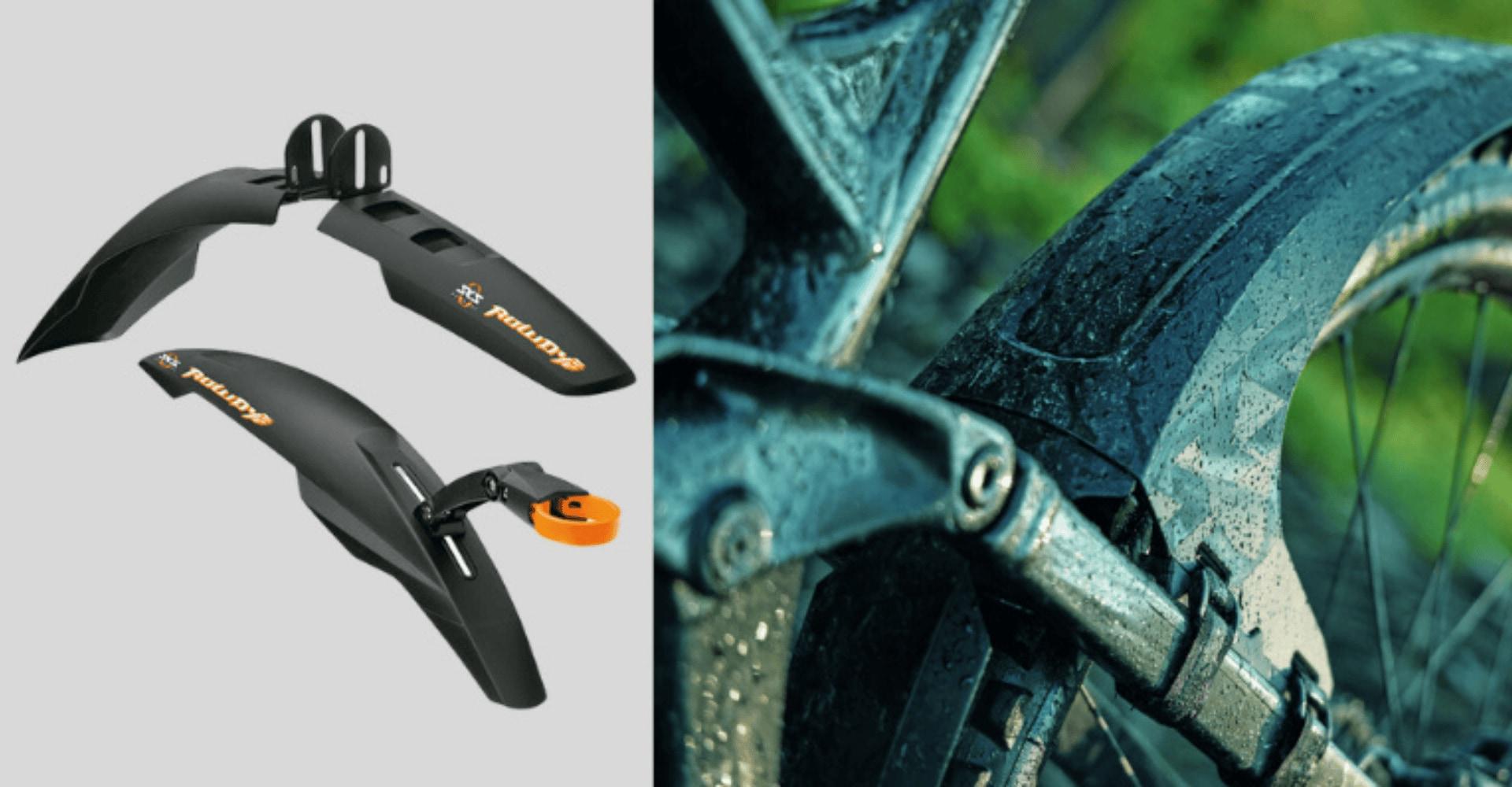 Entdecken Sie die robusten SKS Schutzbleche für optimalen Spritzschutz bei jedem Wetter. Perfekt für Radfahrer, die