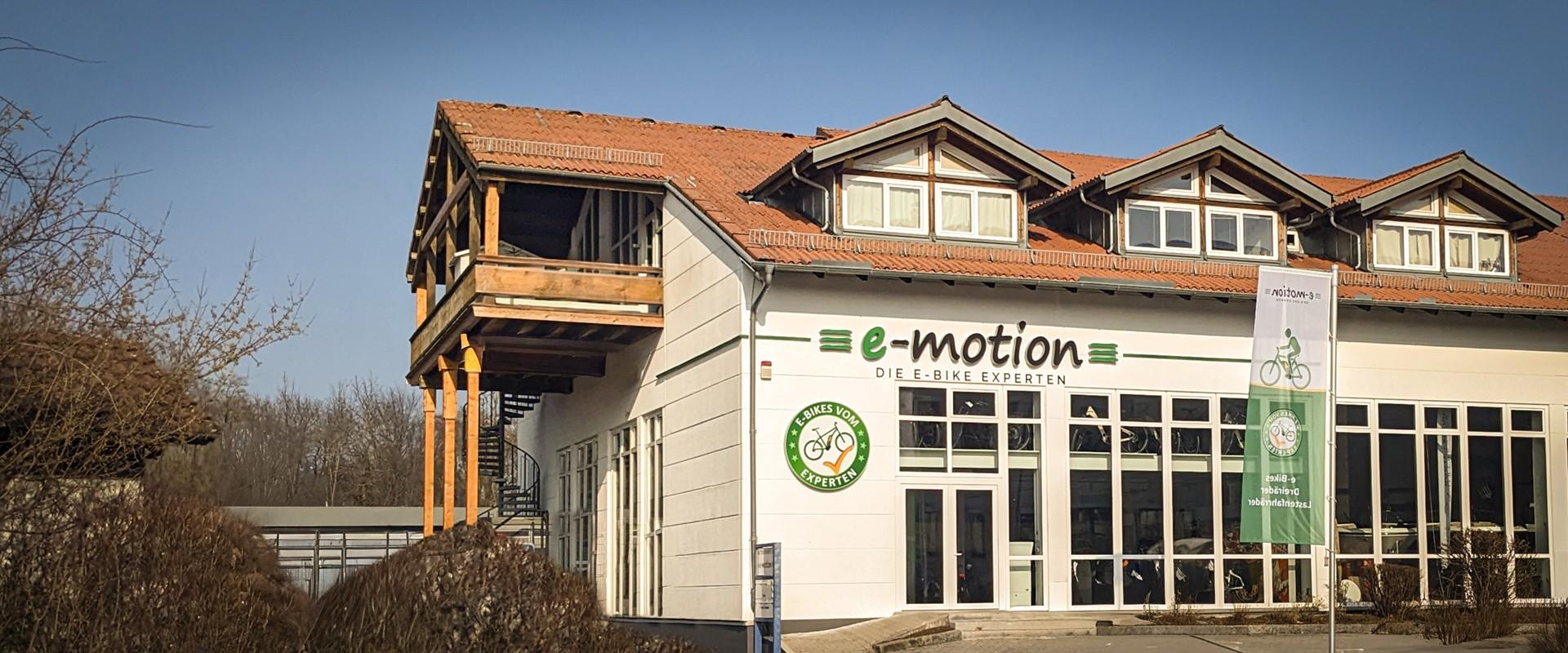 Die e-motion e-Bike Welt München-Süd von außen
