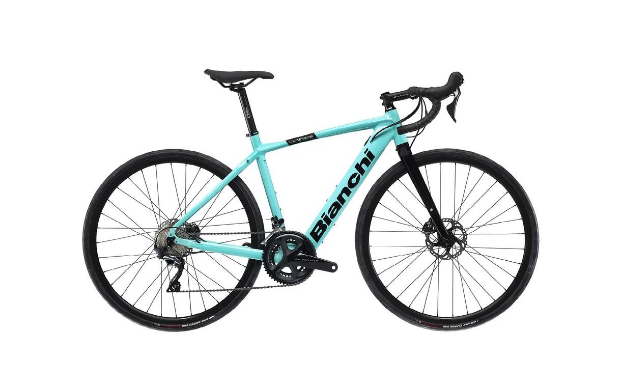 Bianchi e-Impulso Gravel e-Bike in türkis