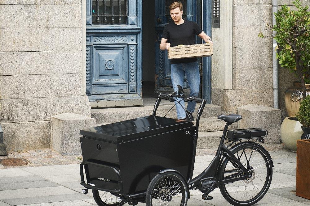 Entdecken Sie das Winther CX Lastenrad: Robust, praktisch und ideal für den Transport in der Stadt. Perfekte Lösung