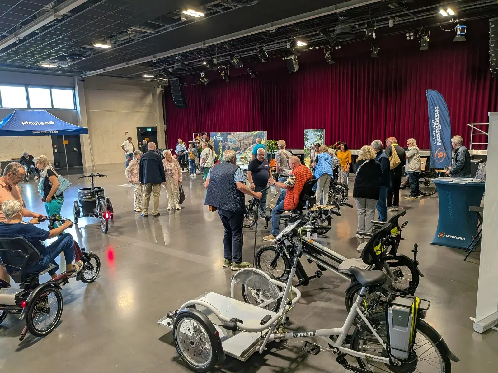 Dreirad-Ausstellung auf der Messe in Meckenheim