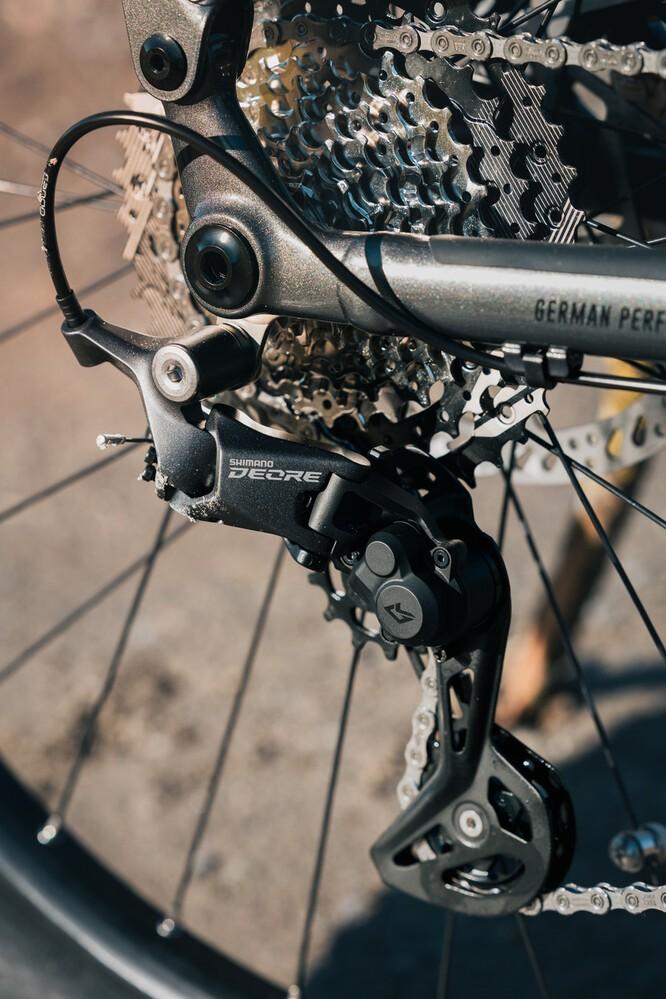 Das Bild zeigt die Schaltung eines R Raymon TrailRay