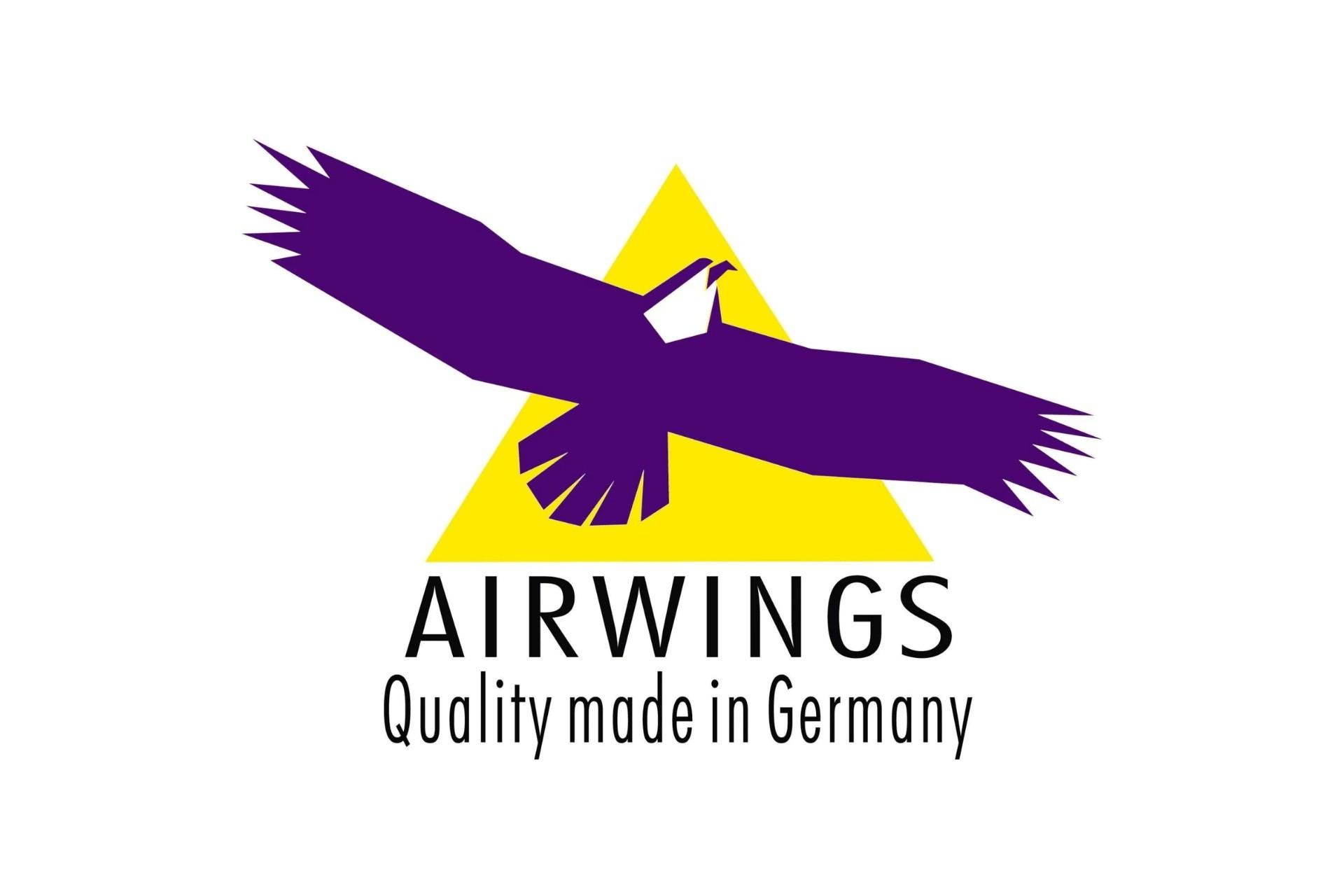 Das Logo Airwings als Sponsorenbild für das Event Trip to Munich