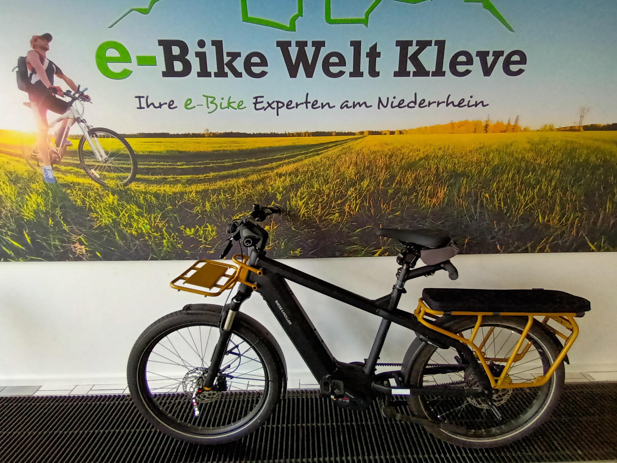 e-Bike von Riese & Müller wird in der e-motion e-bike Welt in Kleve ausgestellt.