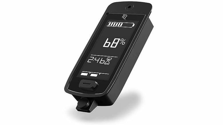 Das Bild zeigt des Display des TQ HPR50
