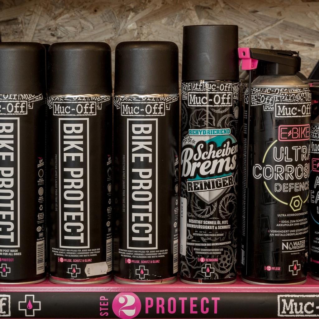 Entdecken Sie Muc-Off Reinigungs- und Pflegeprodukte, ideal für E-Bikes. Schützen und verbessern Sie Ihr Bike mit B