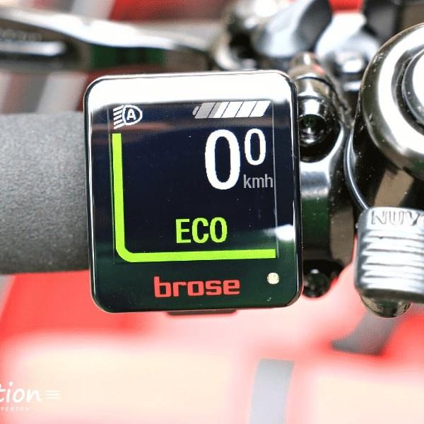 Brose E-Bike Display mit Geschwindigkeitsanzeige und Eco-Modus