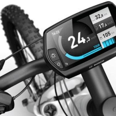 Bosch Nyon E-Bike-Boardcomputer auf Mountainbike-Lenker