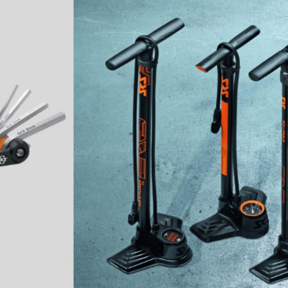 Entdecken Sie die robusten SKS Fahrrad-Multitools und leistungsstarken Pumpen, ideal für jede Radtour und Werkstatt