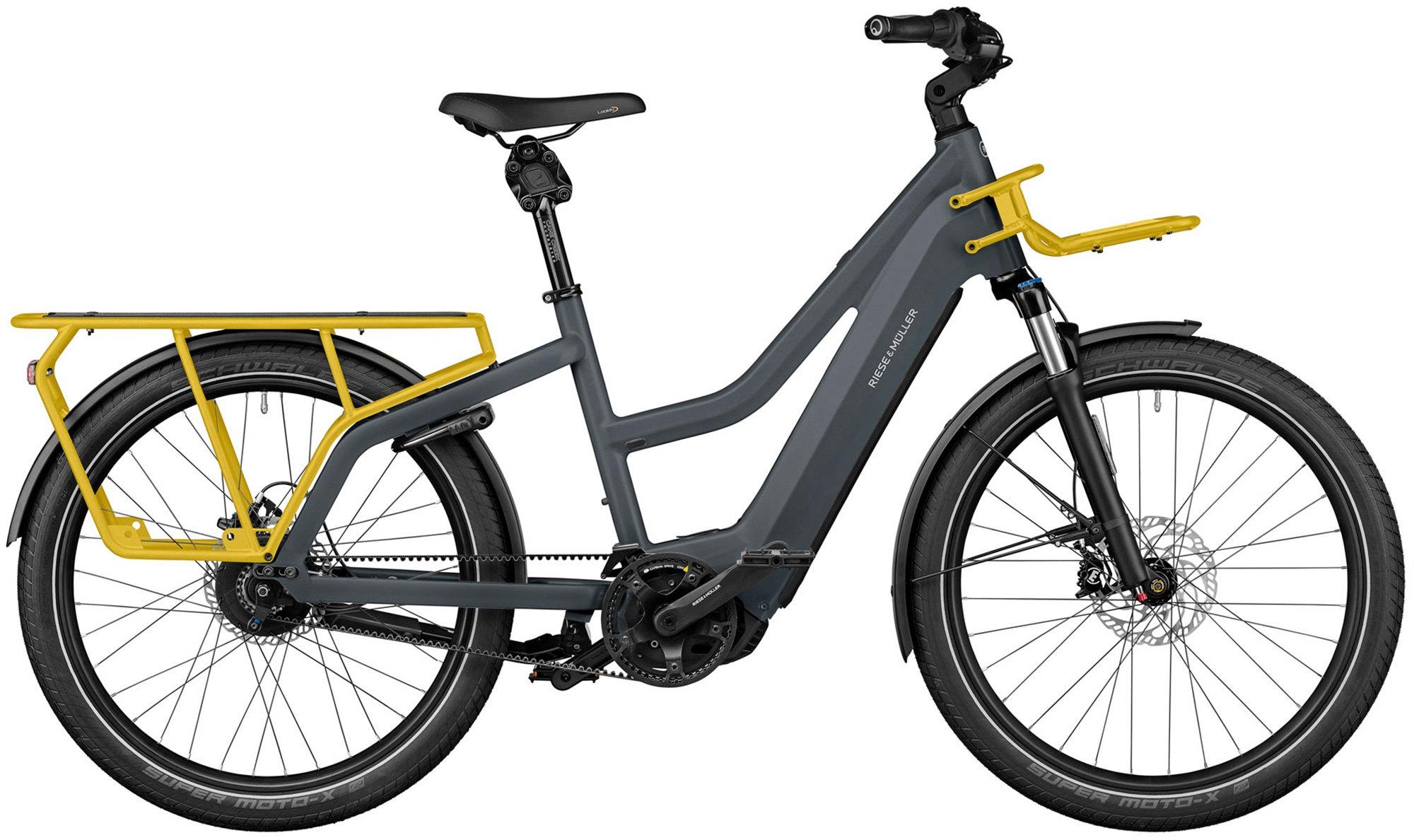 Riese & Müller Multicharger Mixte GT vario 750 Anthrazit/Grau/Gelb