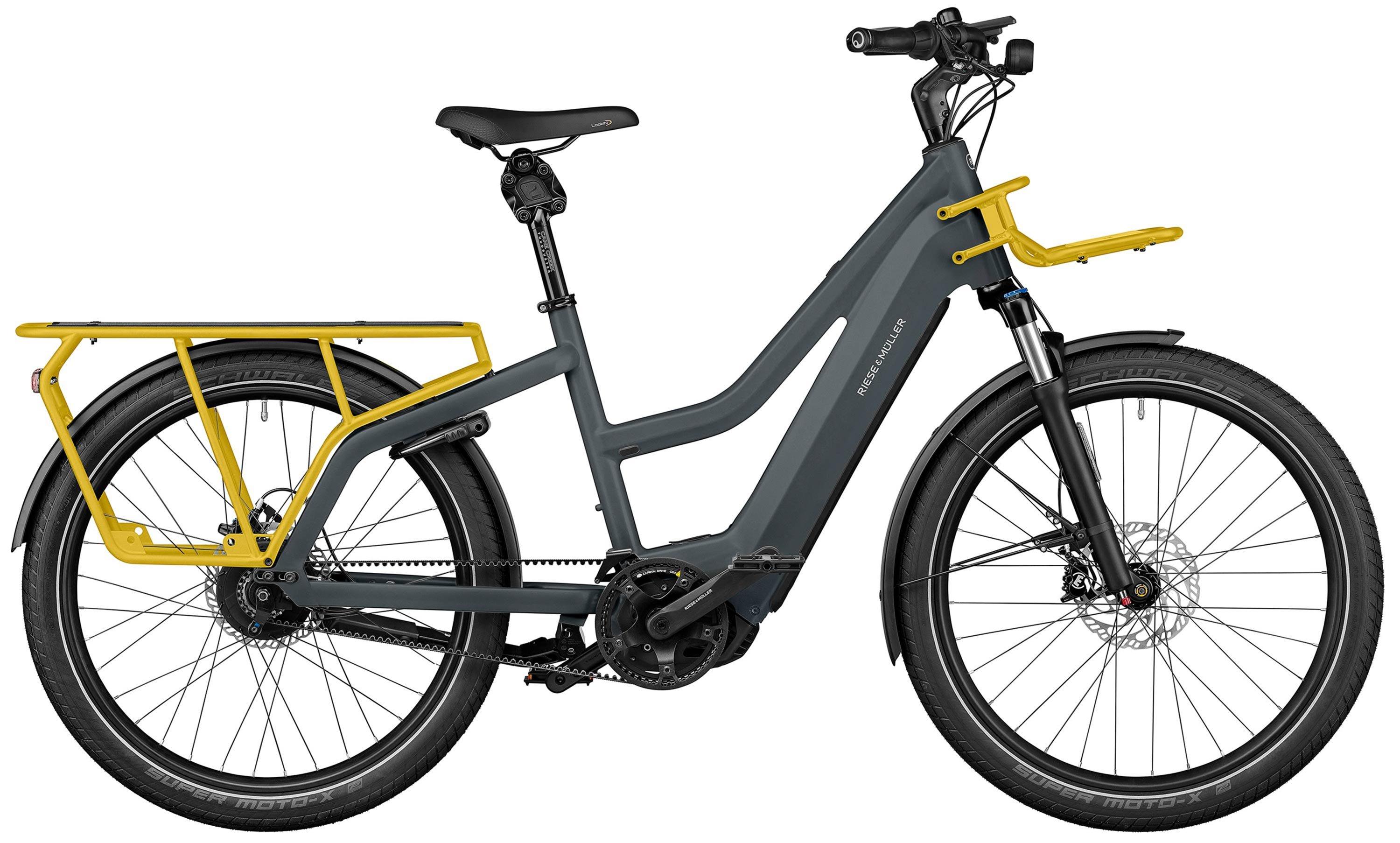 Riese & Müller Multicharger Mixte GT vario 750 Anthrazit/Grau/Gelb