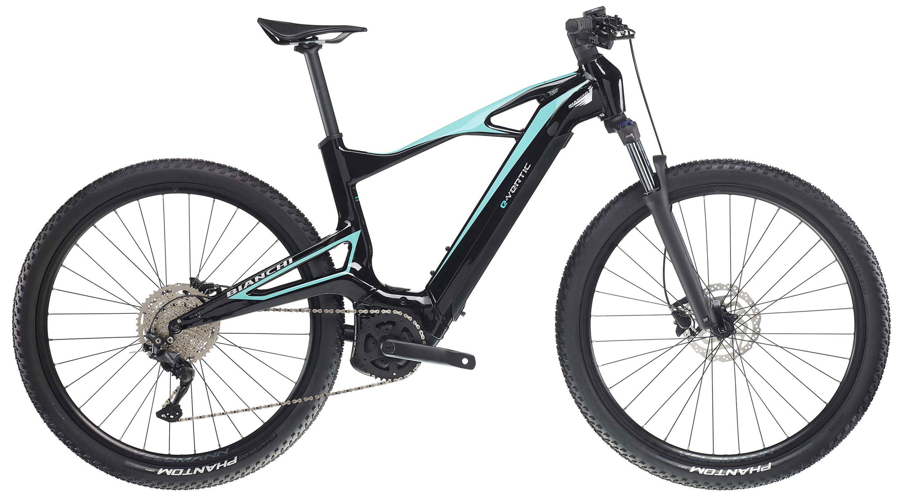 Bianchi E-Vertic X-Type Deore 10 Schwarz/Grün/Türkis