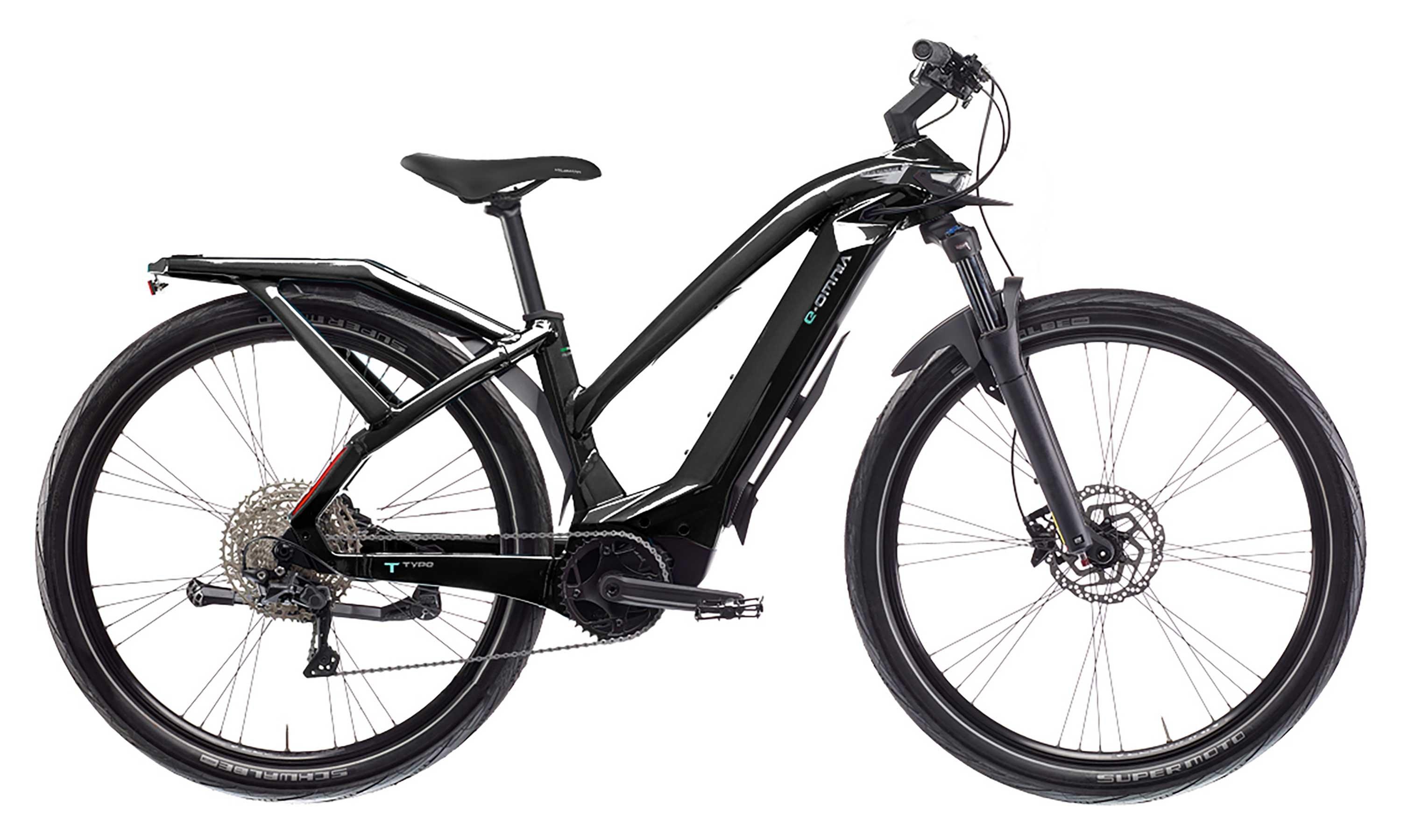 Bianchi E-Omnia T-Type Step-Through XT 12 Schwarz/Anthrazit