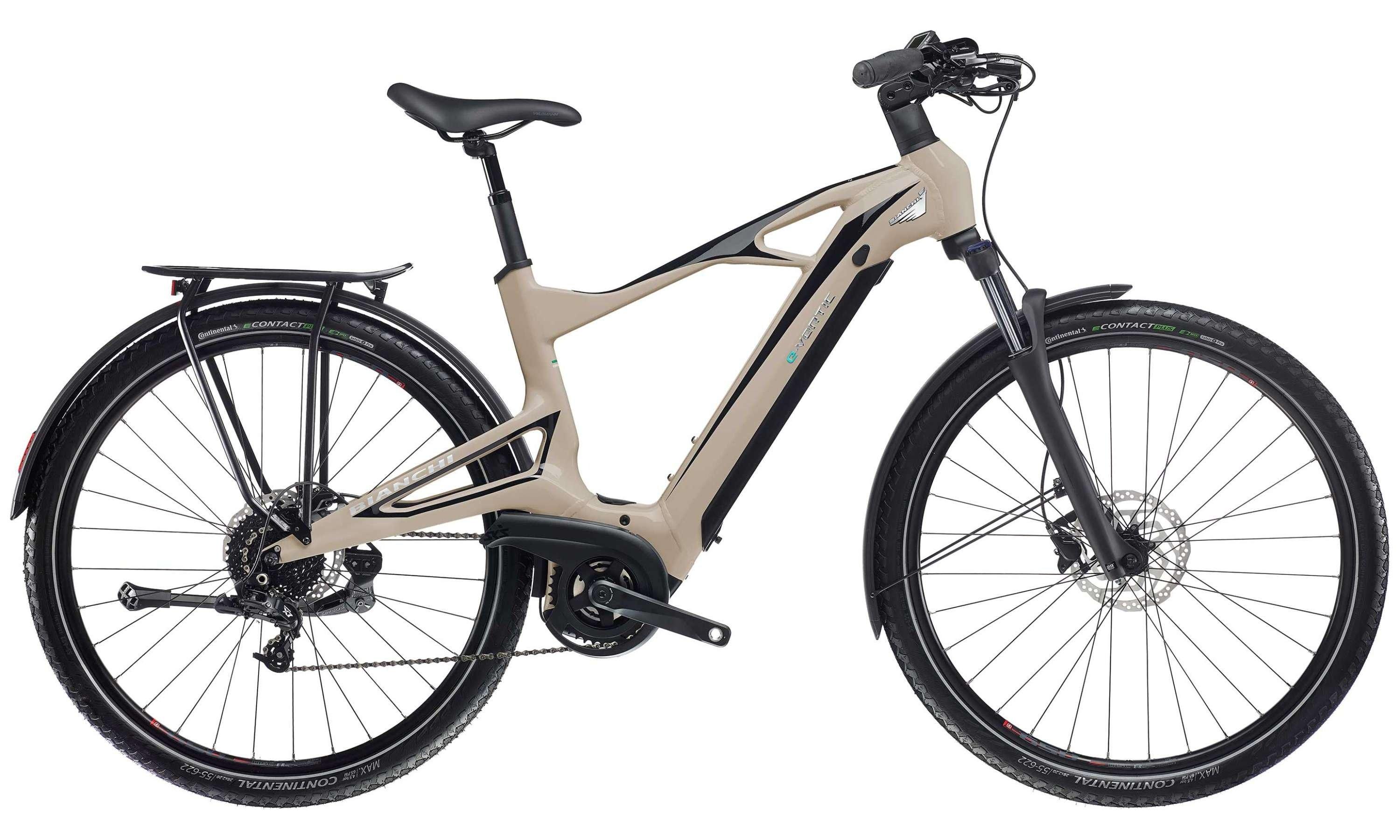 Bianchi E-Vertic T-Type Deore 10 Schwarz/Braun/Beige