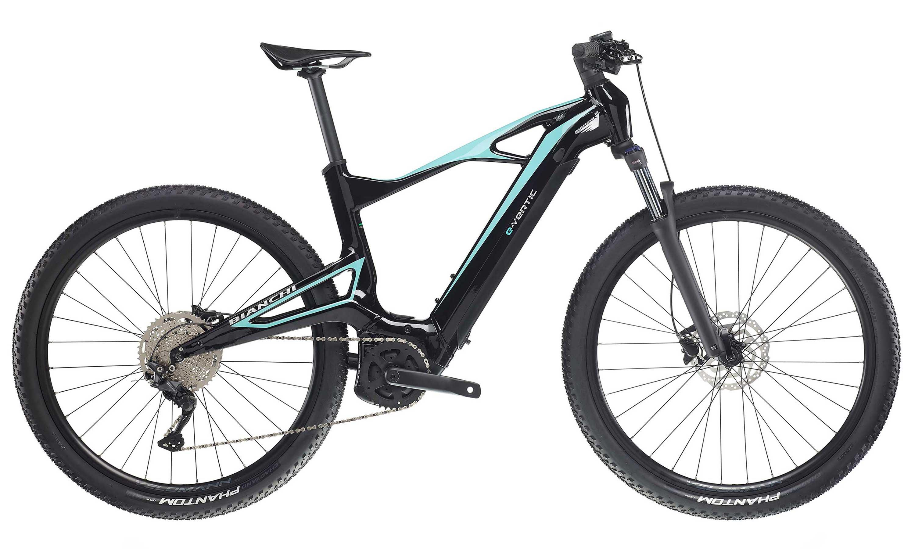 Bianchi E-Vertic X-Type X7/X5 9 Schwarz/Grün/Türkis