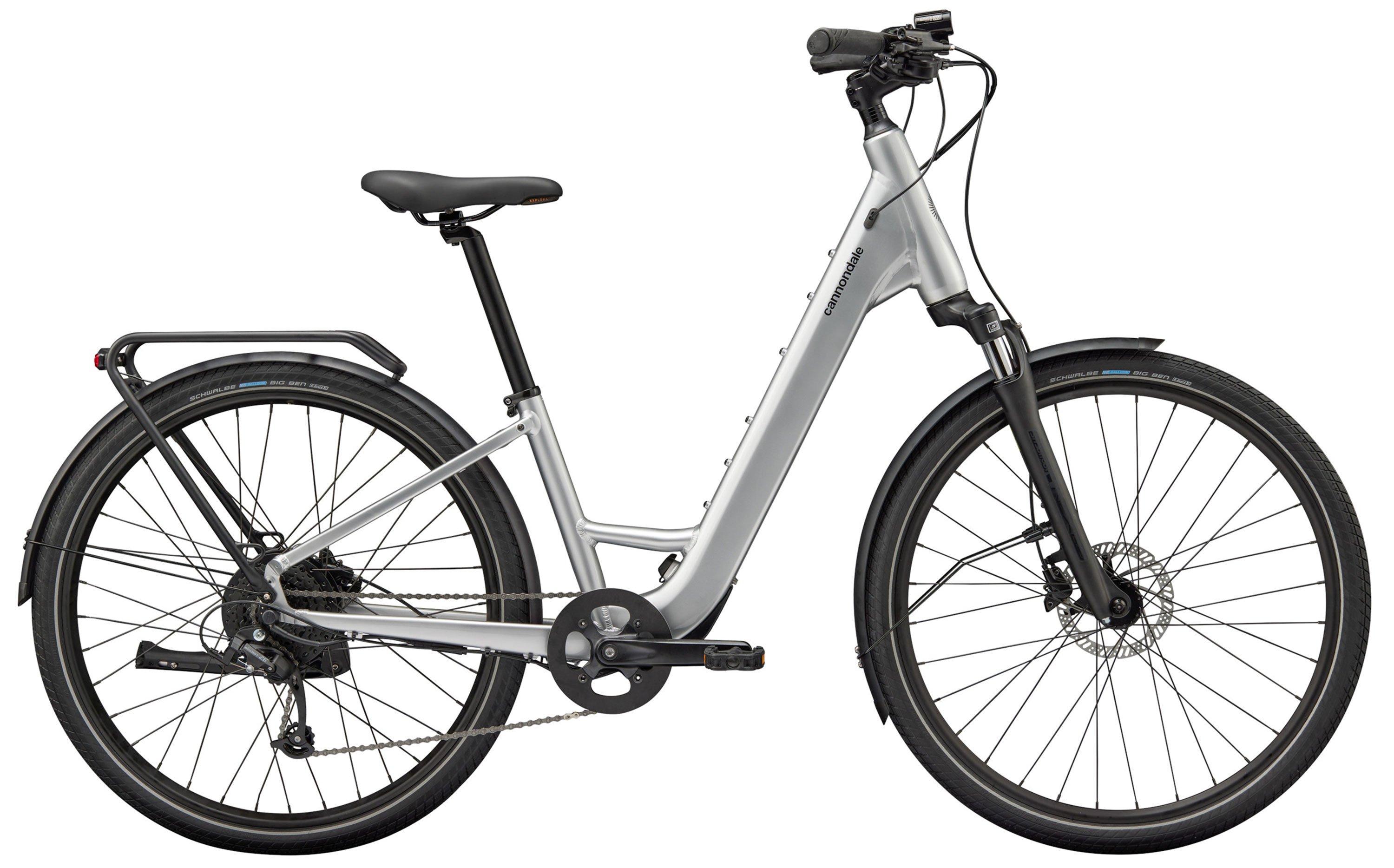 Cannondale Mavaro Neo SL 2 Low Step-Thru Schwarz/Grau/Silber