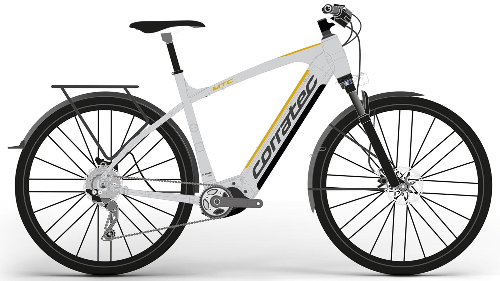 Corratec E-Power MTC 12S Gent Schwarz/Anthrazit/Beige