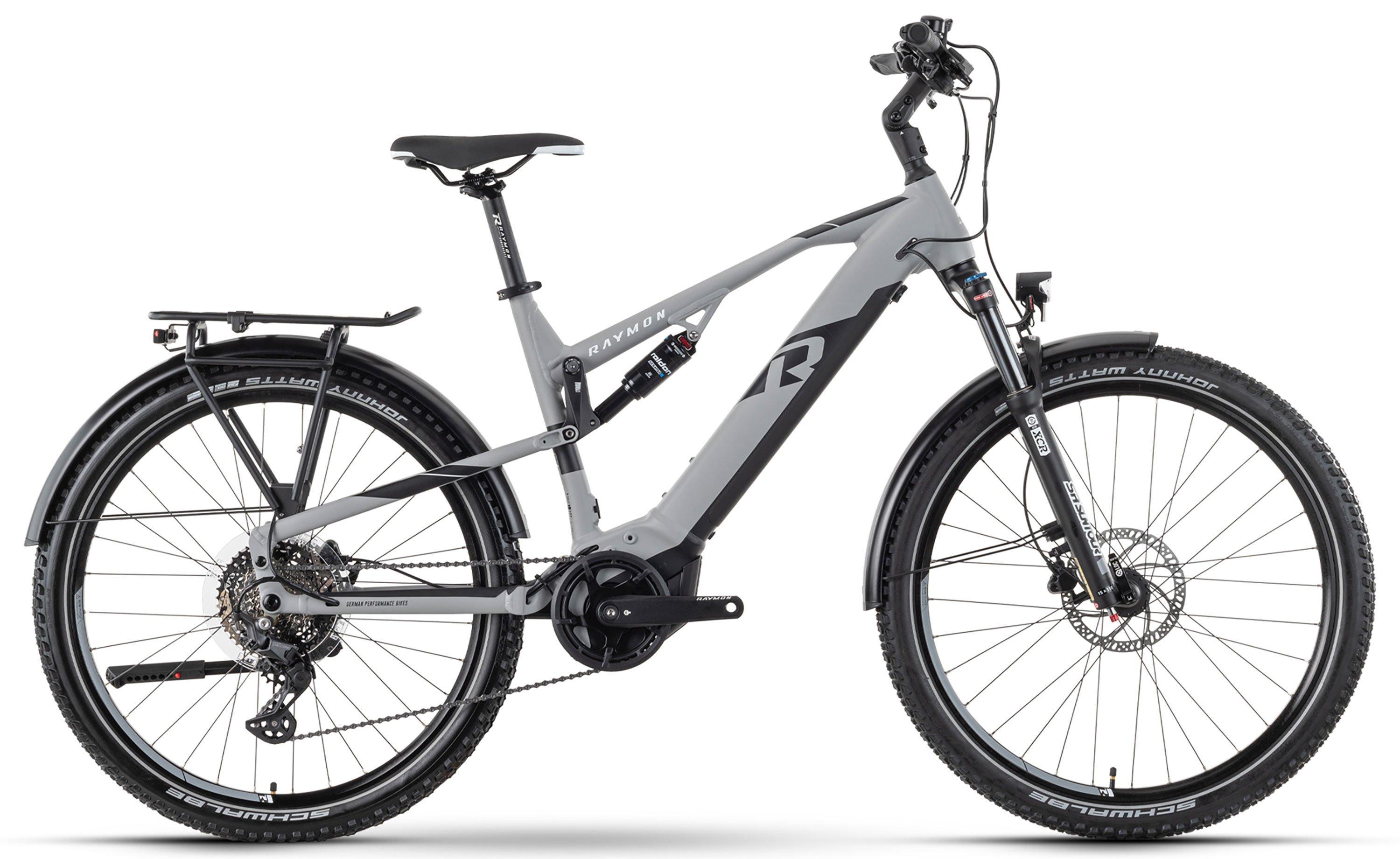 Raymon CrossRay FS E 5.0 M350 Schwarz/Grau