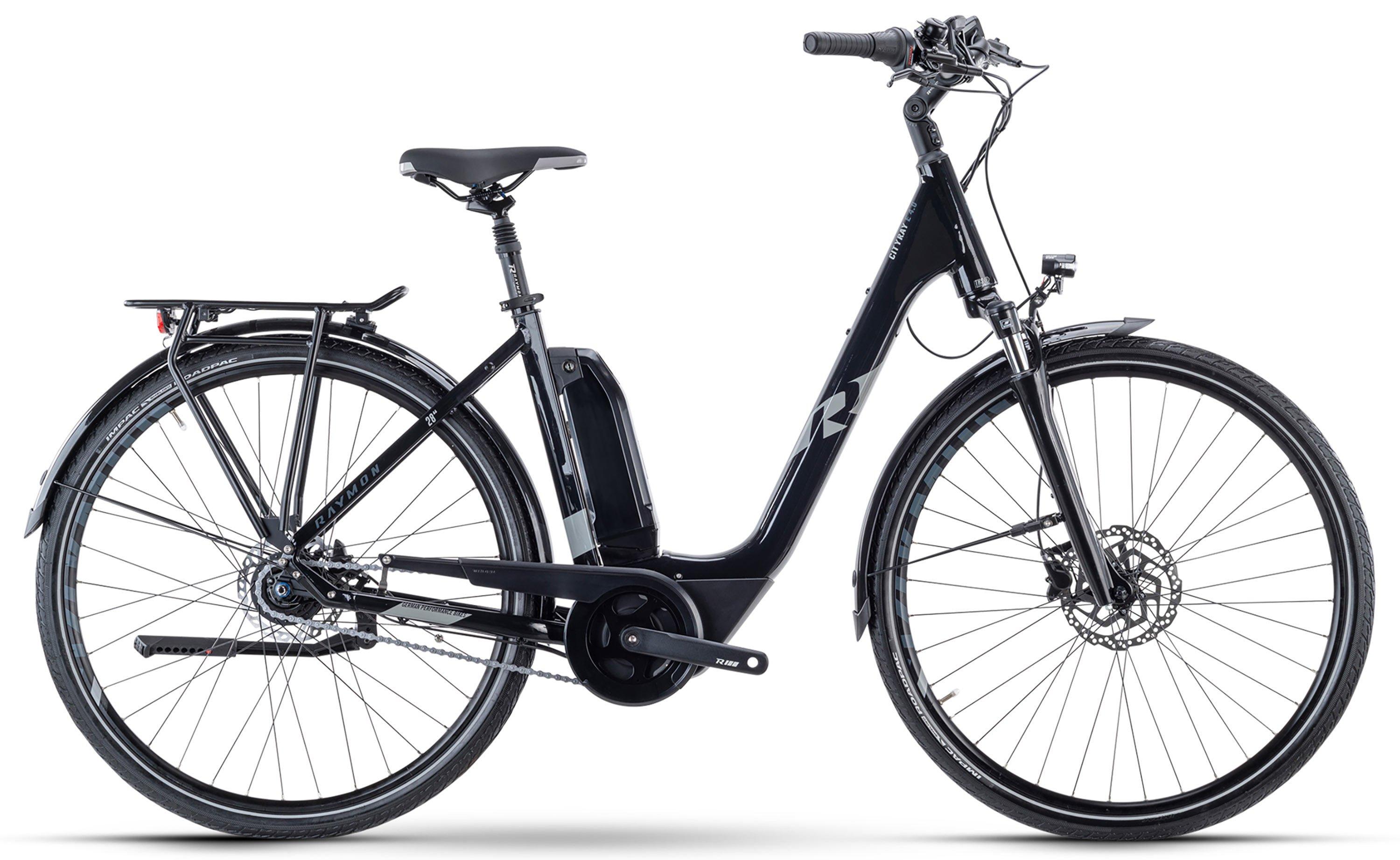 Raymon CityRay E 4.0 CB Schwarz/Anthrazit/Grau
