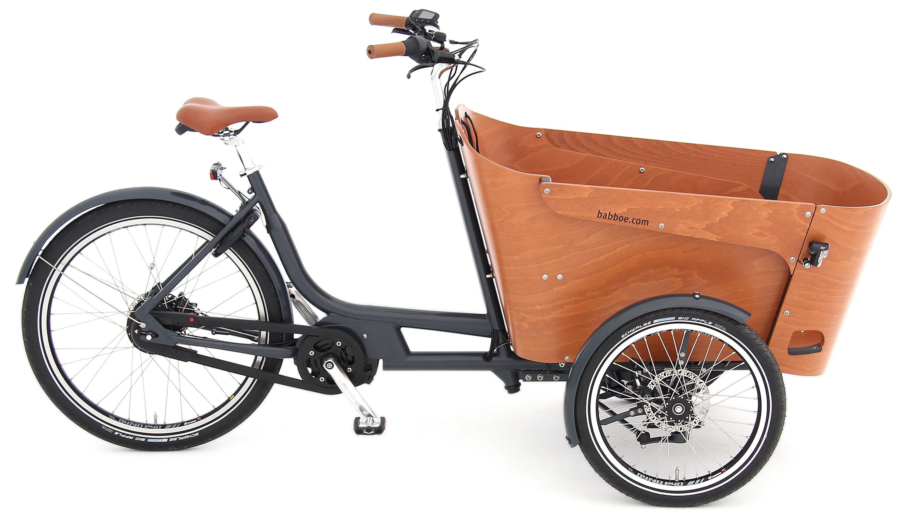 Babboe Flow Mountain Schwarz/Anthrazit/Braun