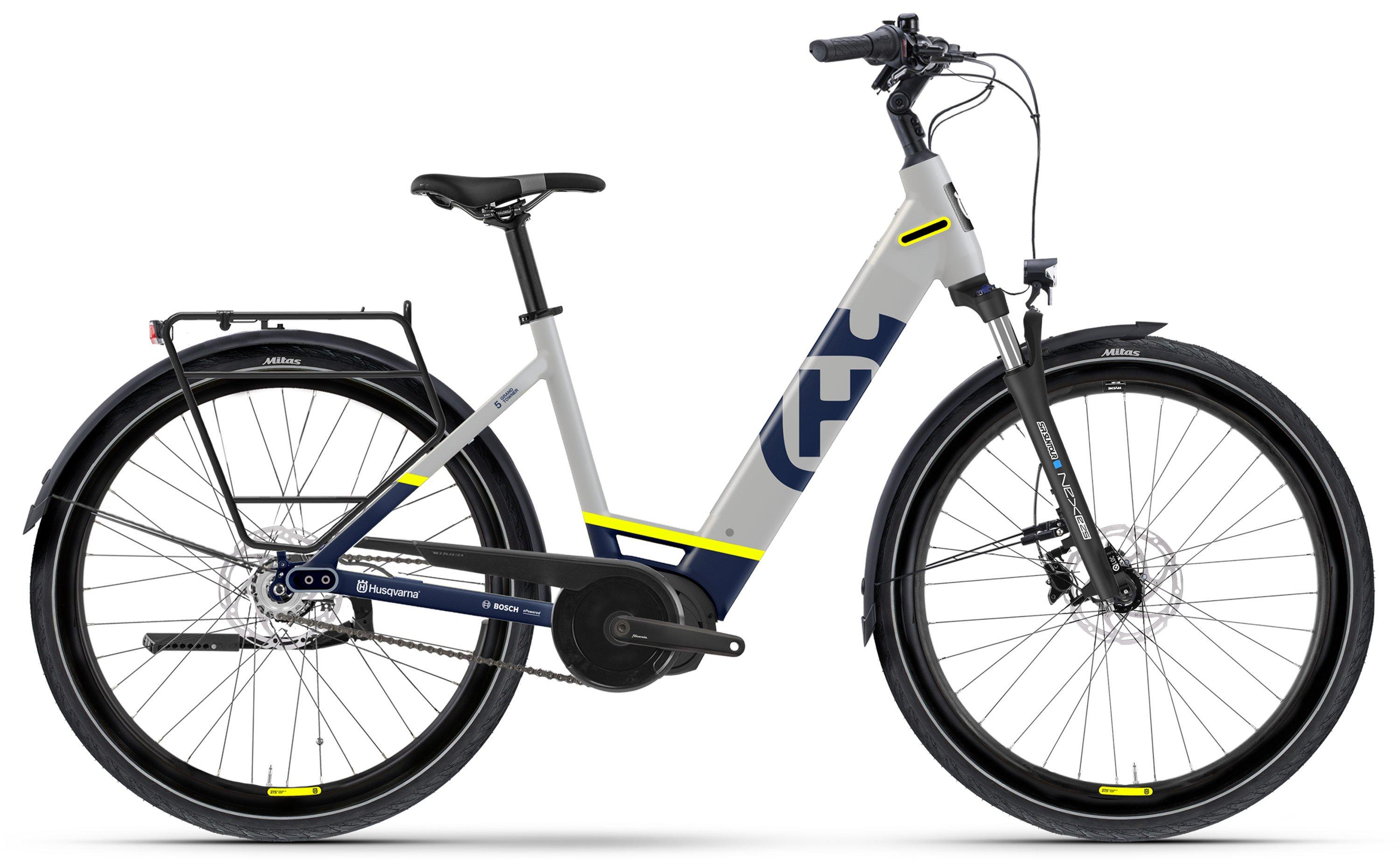 Husqvarna Grand Towner 5 CB Weiß/Blau