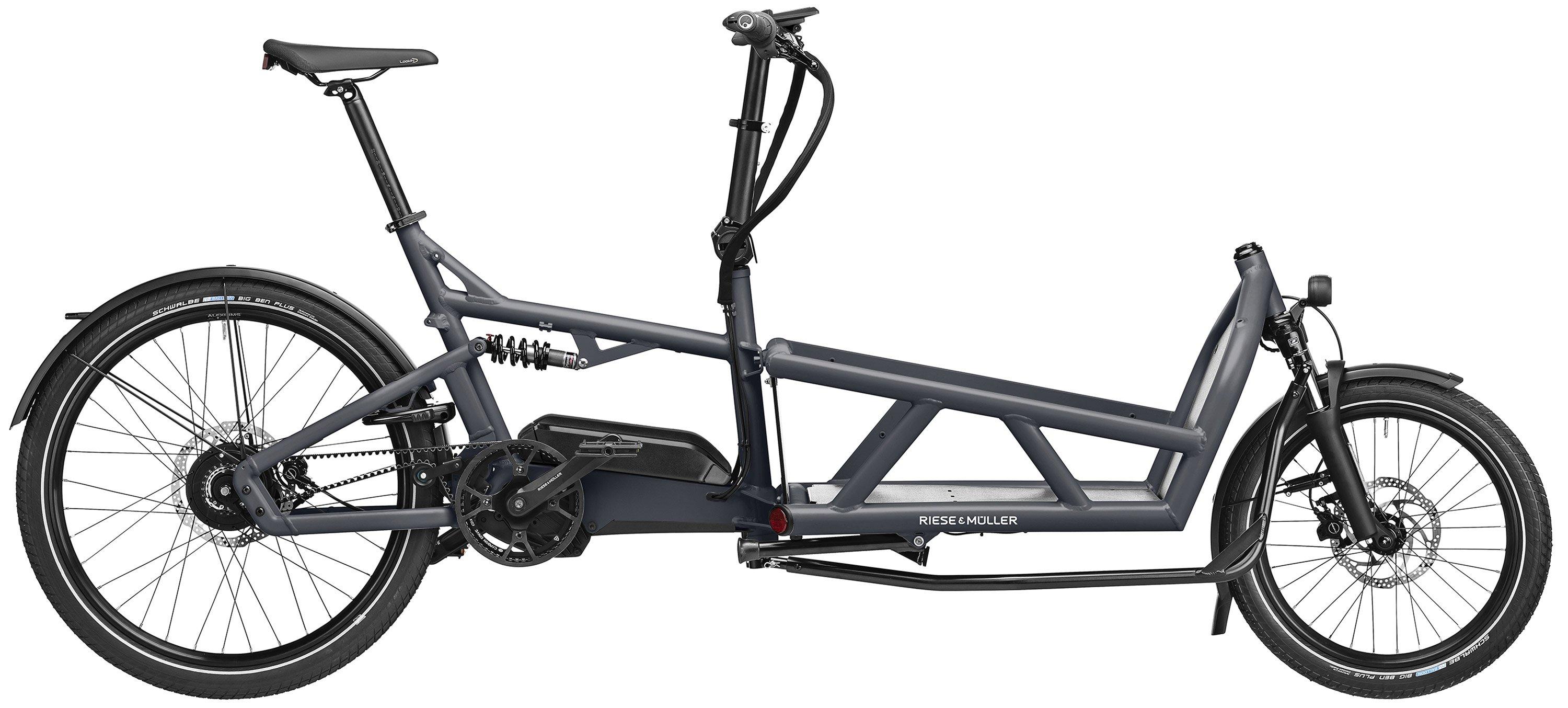 Riese & Müller Load4 60 vario Schwarz/Grau/Blau