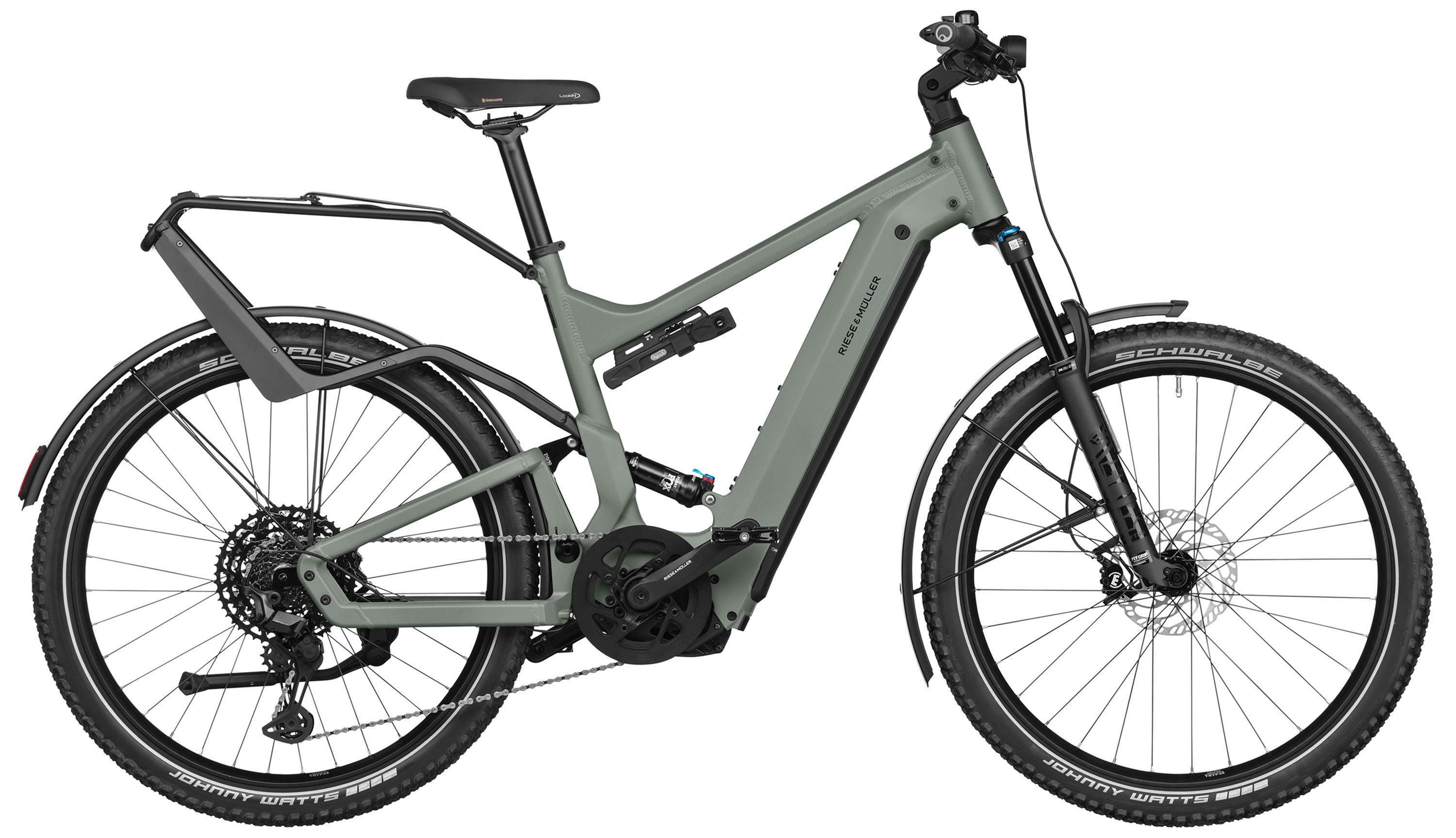 Riese & Müller Delite4 GT touring Testbike Grau/Grün