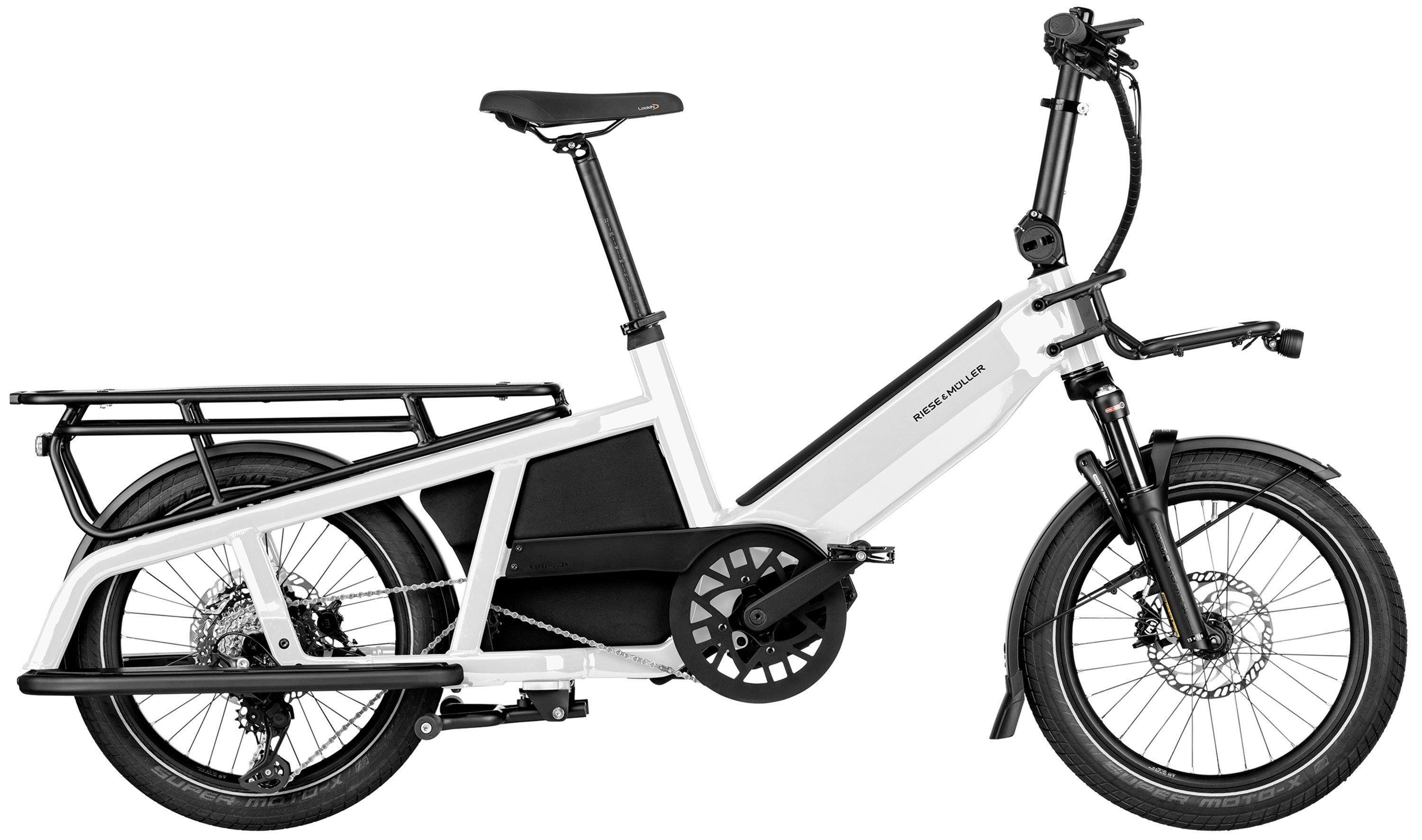 Riese & Müller Multitinker touring Testbike Weiß/Schwarz