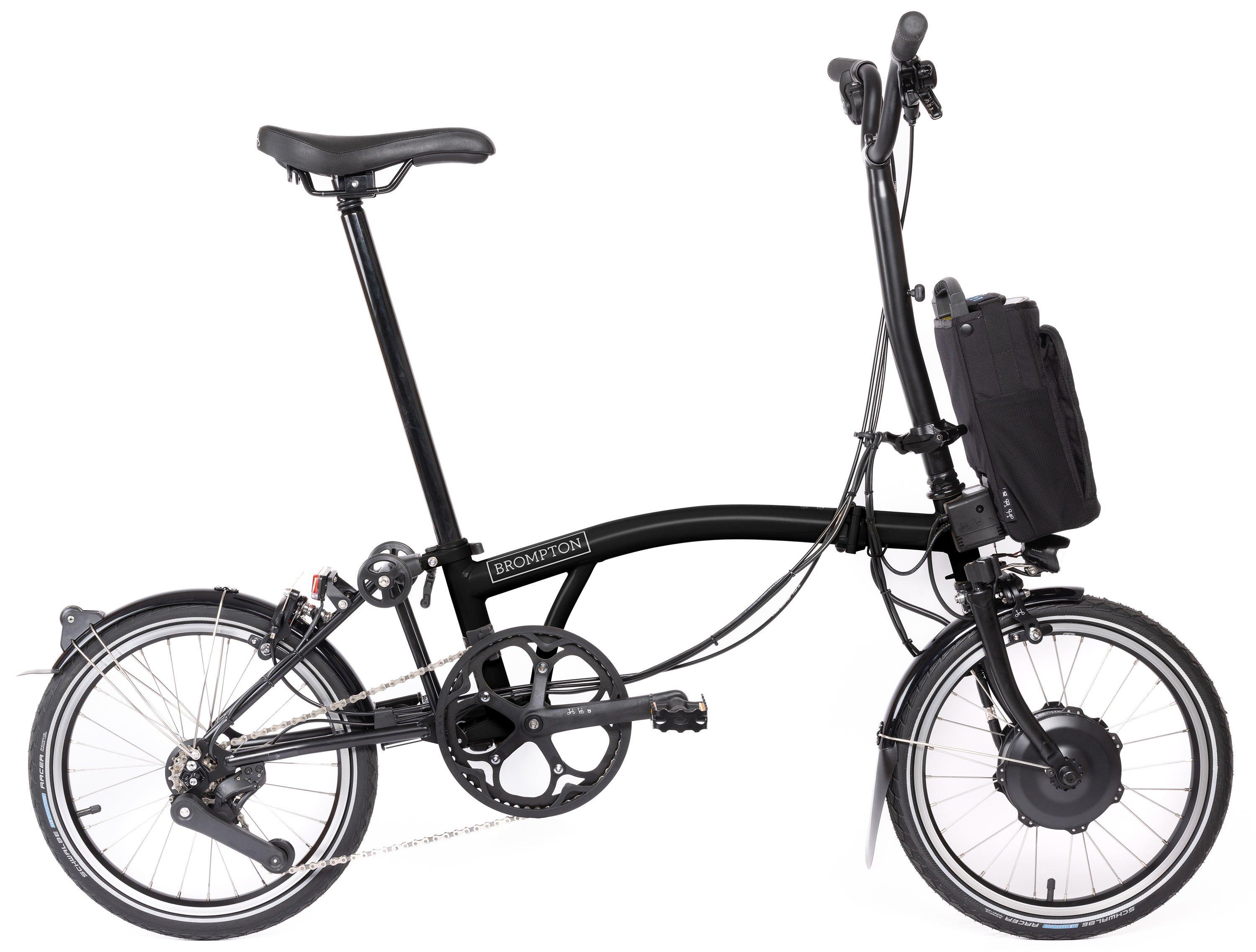 Brompton Electric C Line Explore High Schwarz/Anthrazit