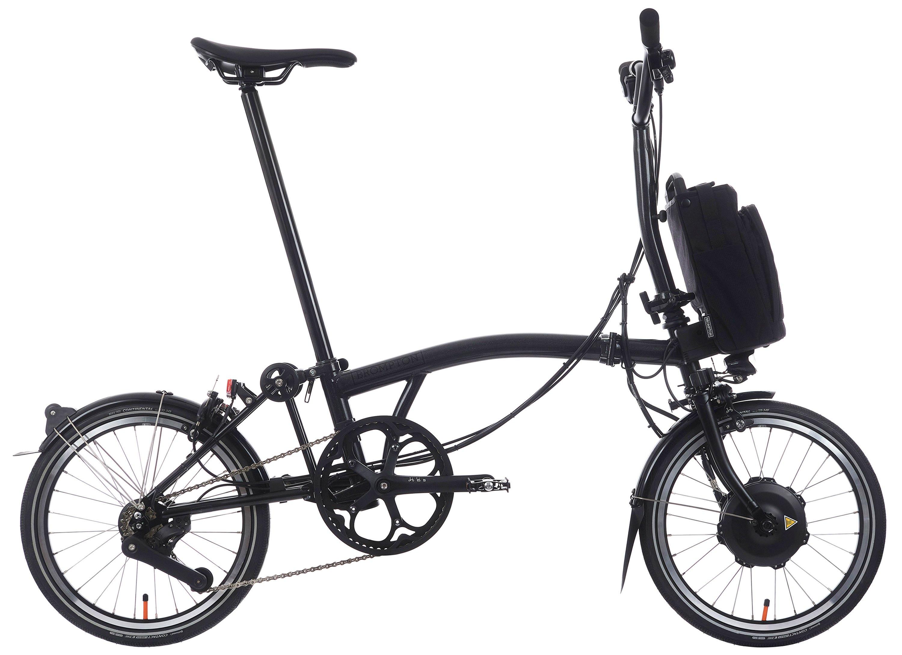 Brompton Electric P Line Explore Mid Schwarz