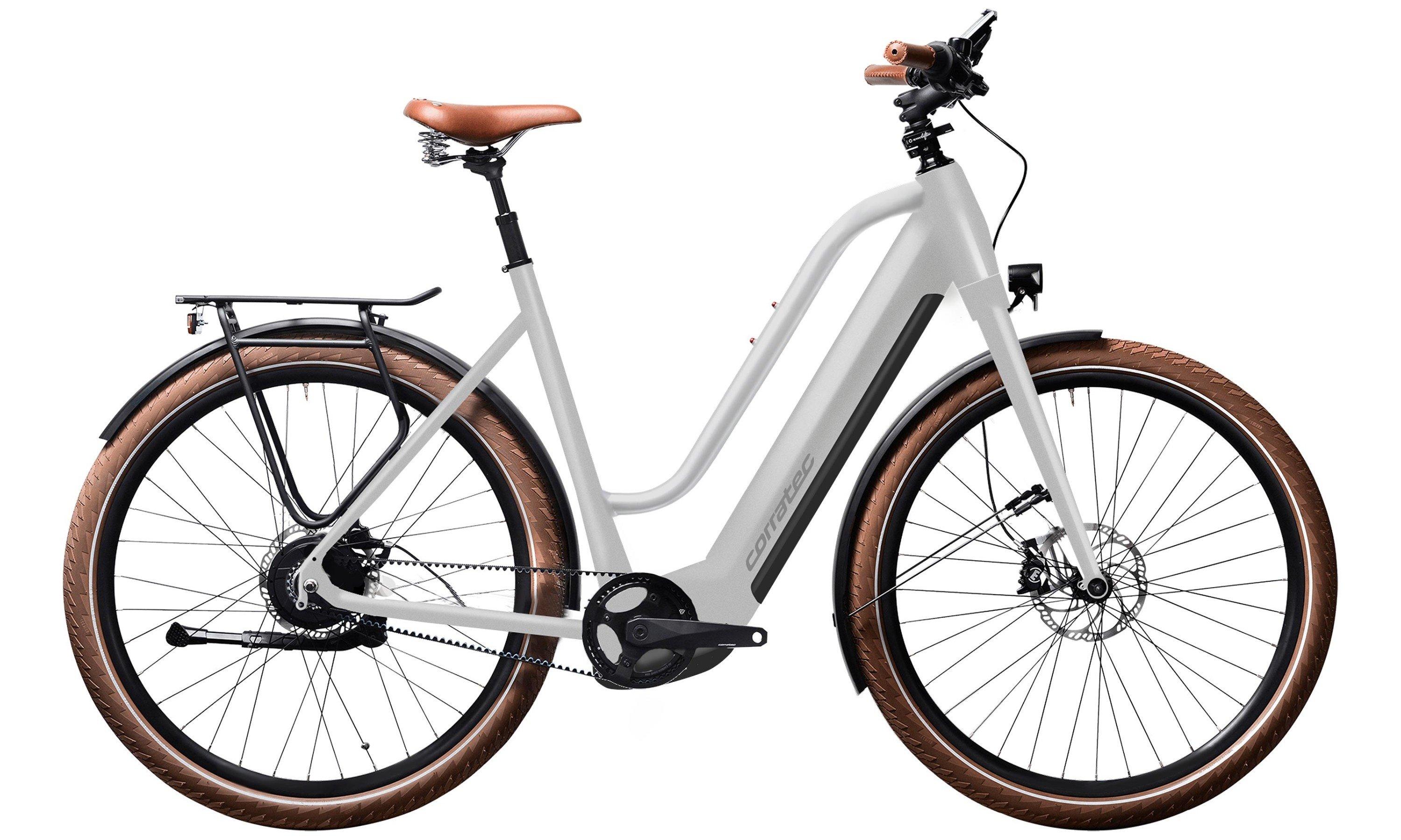 Corratec E-Power C29 SE 3.0 CX7 Belt Sport Grau/Silber/Braun