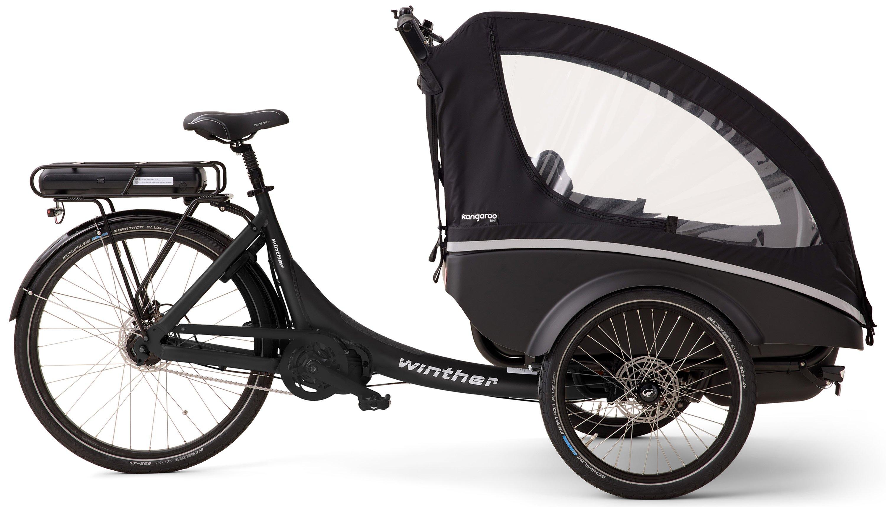 Winther Kangaroo Lite Bafang Automatik Schwarz