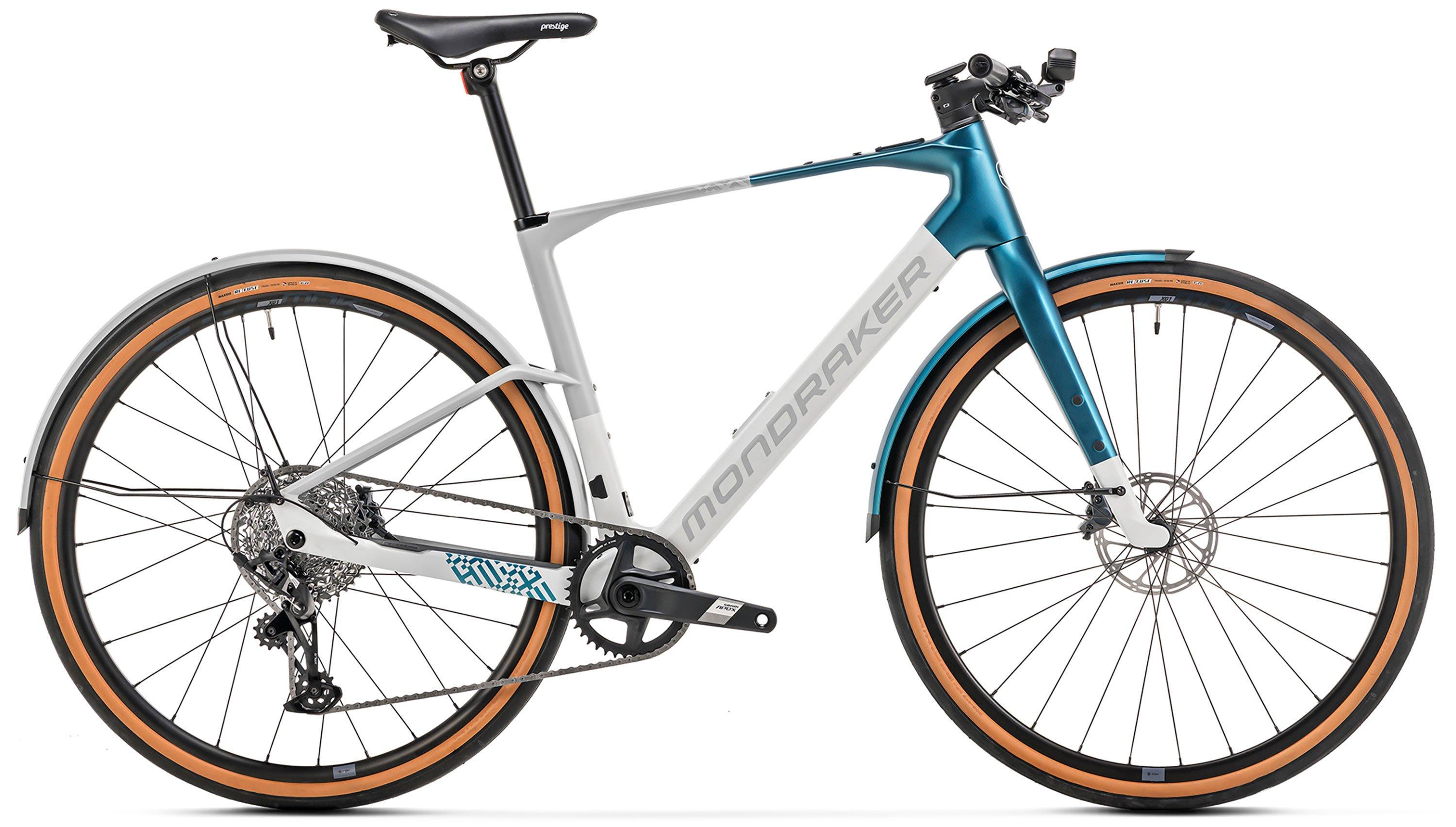Mondraker Dusty X Weiß/Grau/Blau/Türkis