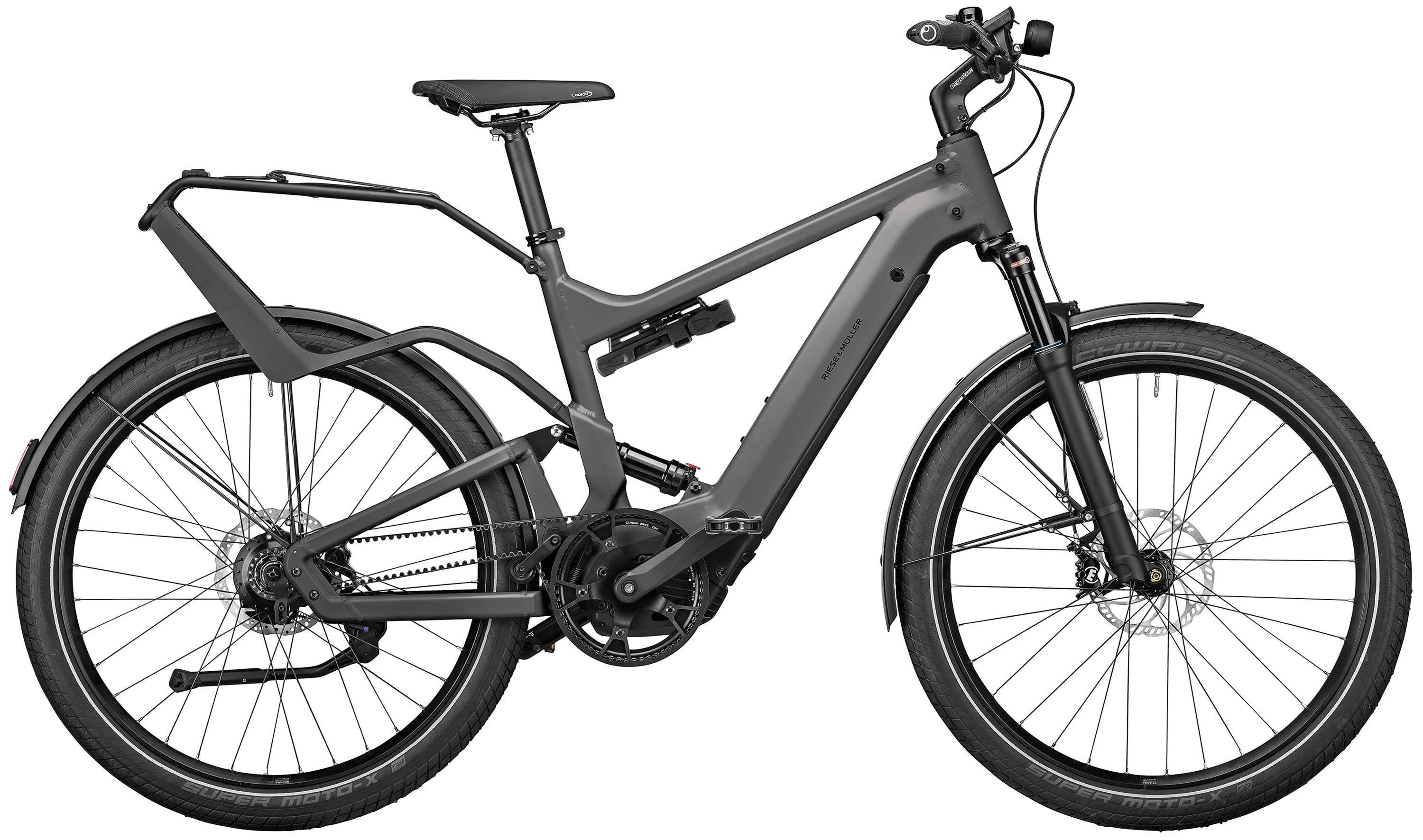 Riese & Müller Delite GT rohloff Schwarz/Anthrazit/Grau