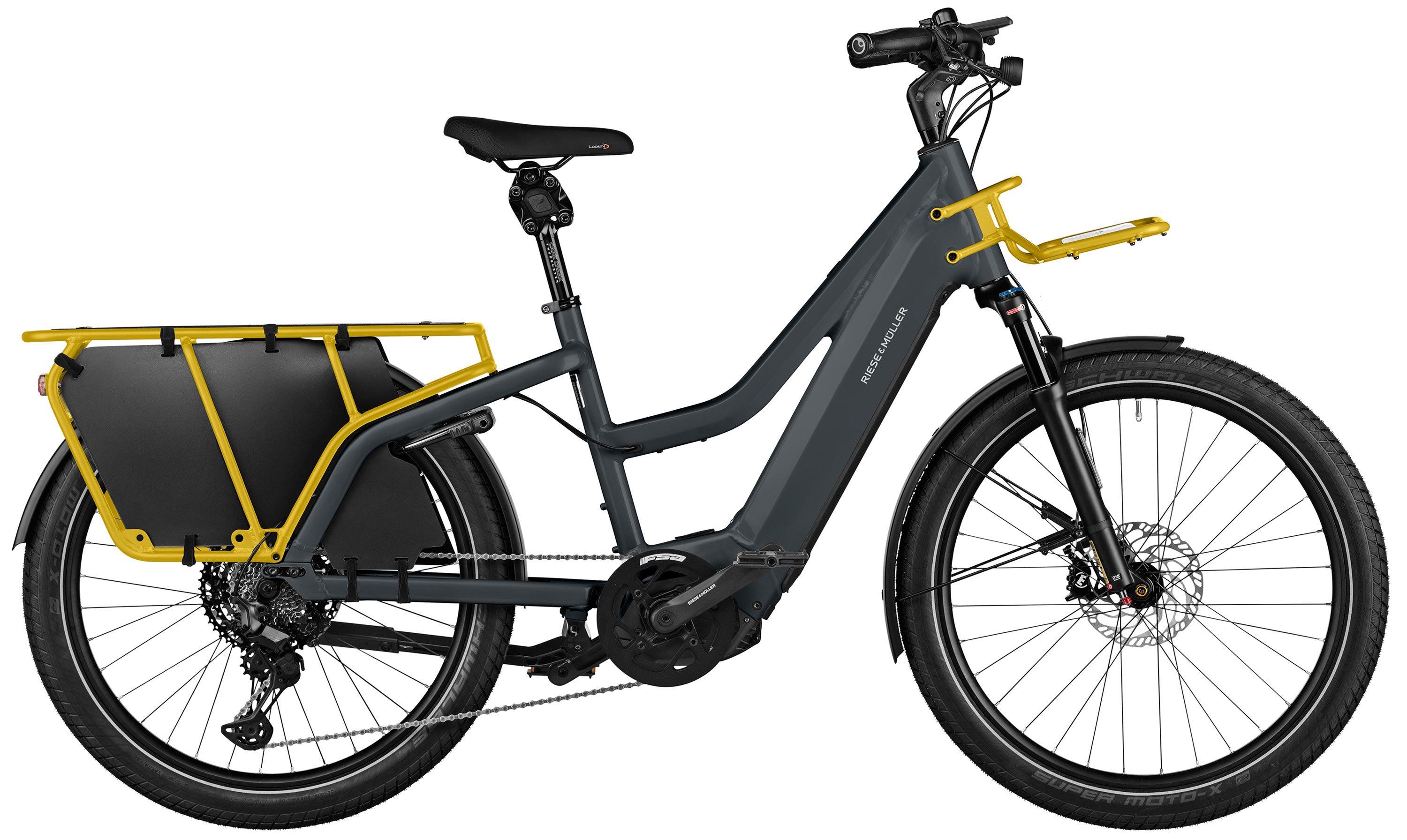 Riese & Müller Multicharger2 Mixte GT touring Anthrazit/Grau/Gelb