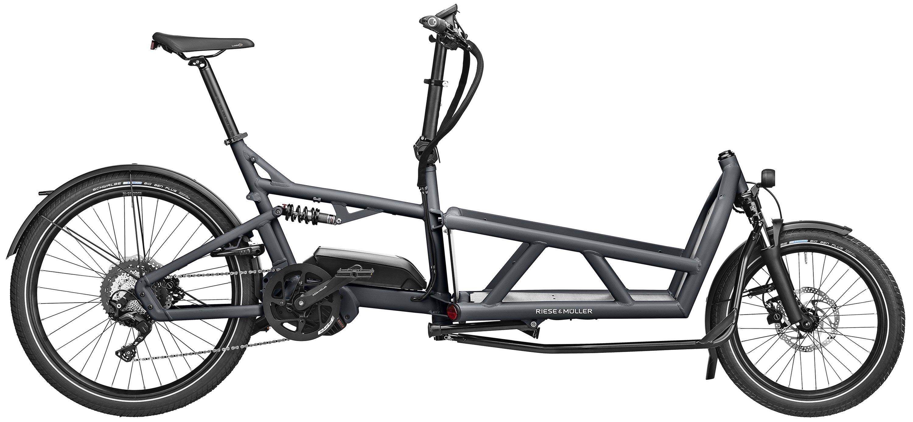 Riese & Müller Load 60 touring Schwarz/Grau/Blau