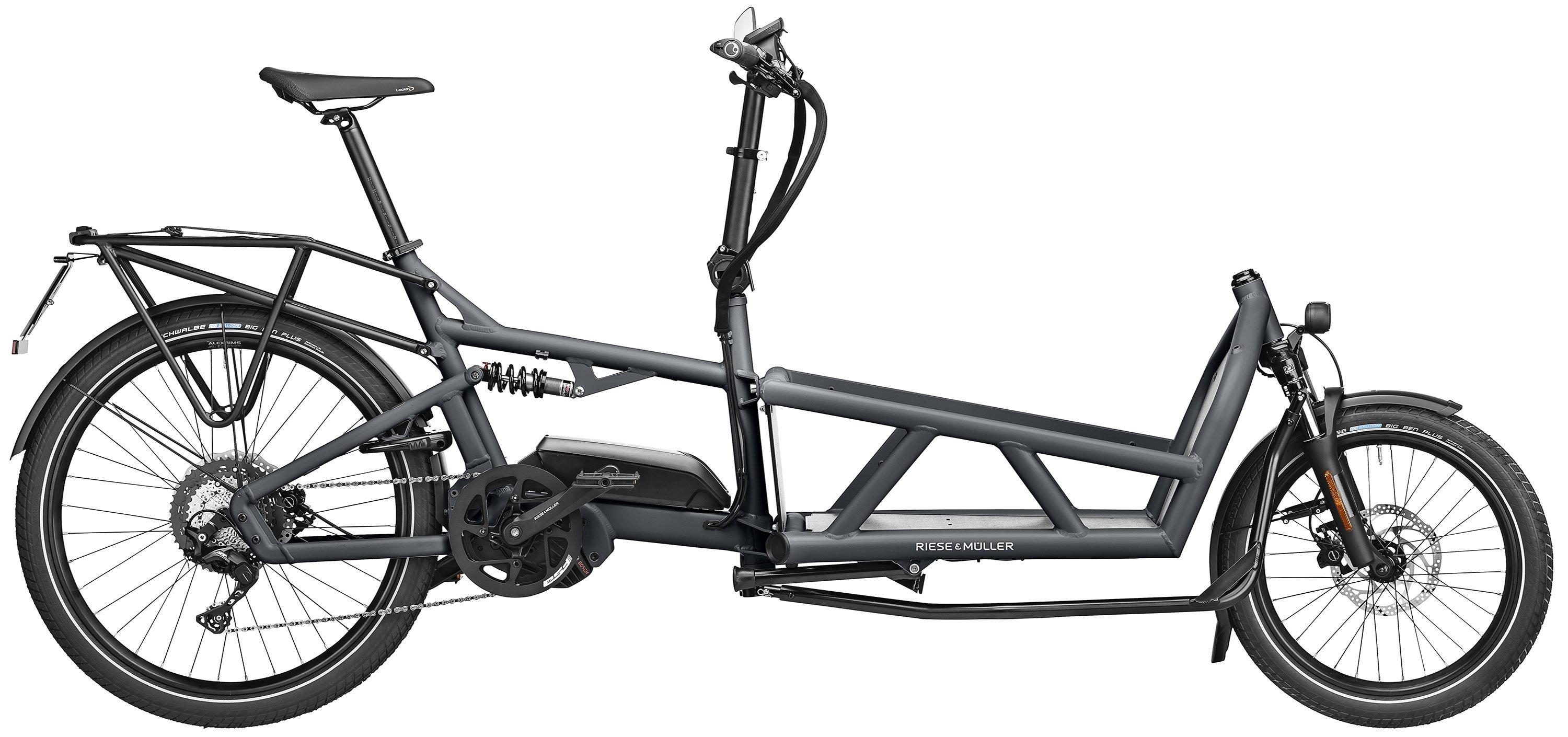 Riese & Müller Load 60 touring HS Schwarz/Grau/Blau
