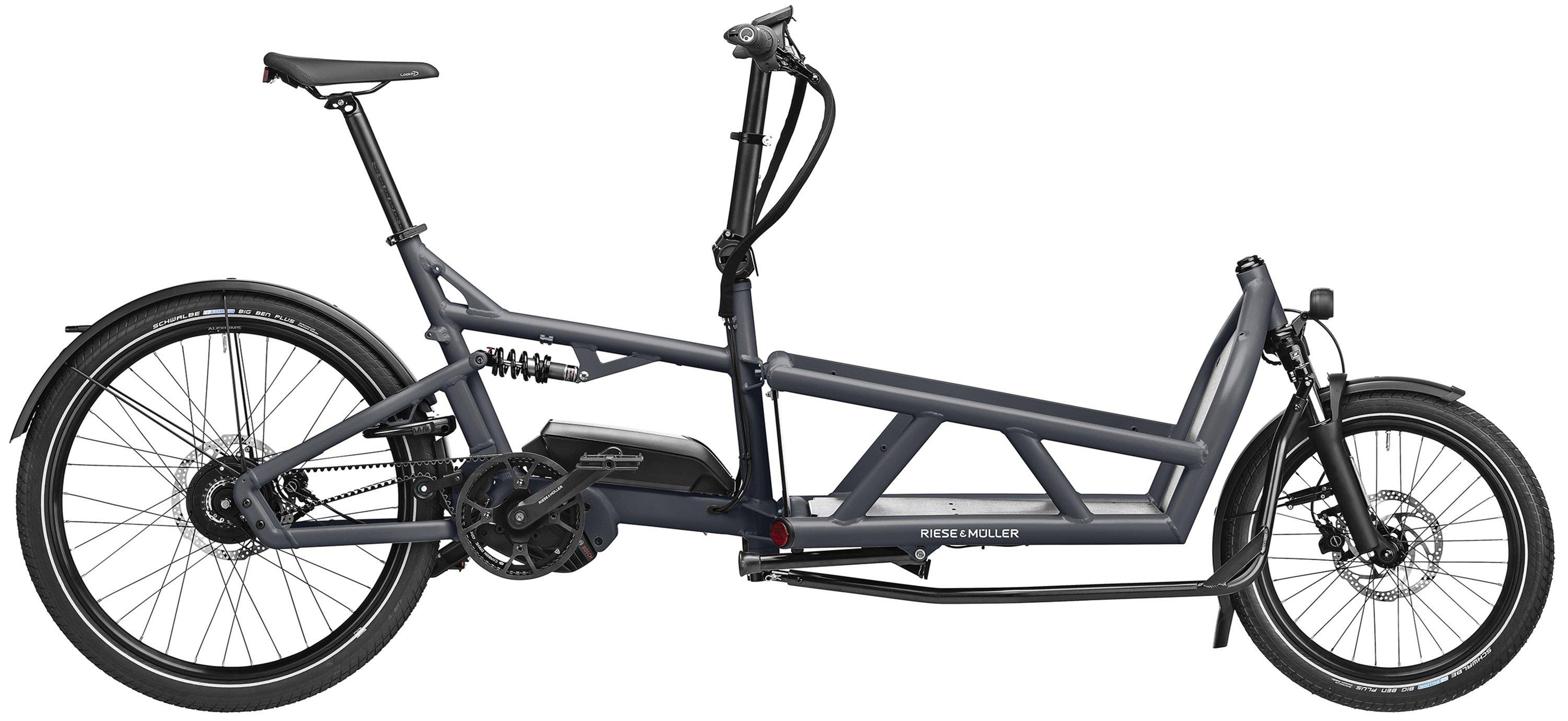 Riese & Müller Load 60 vario Schwarz/Grau/Blau