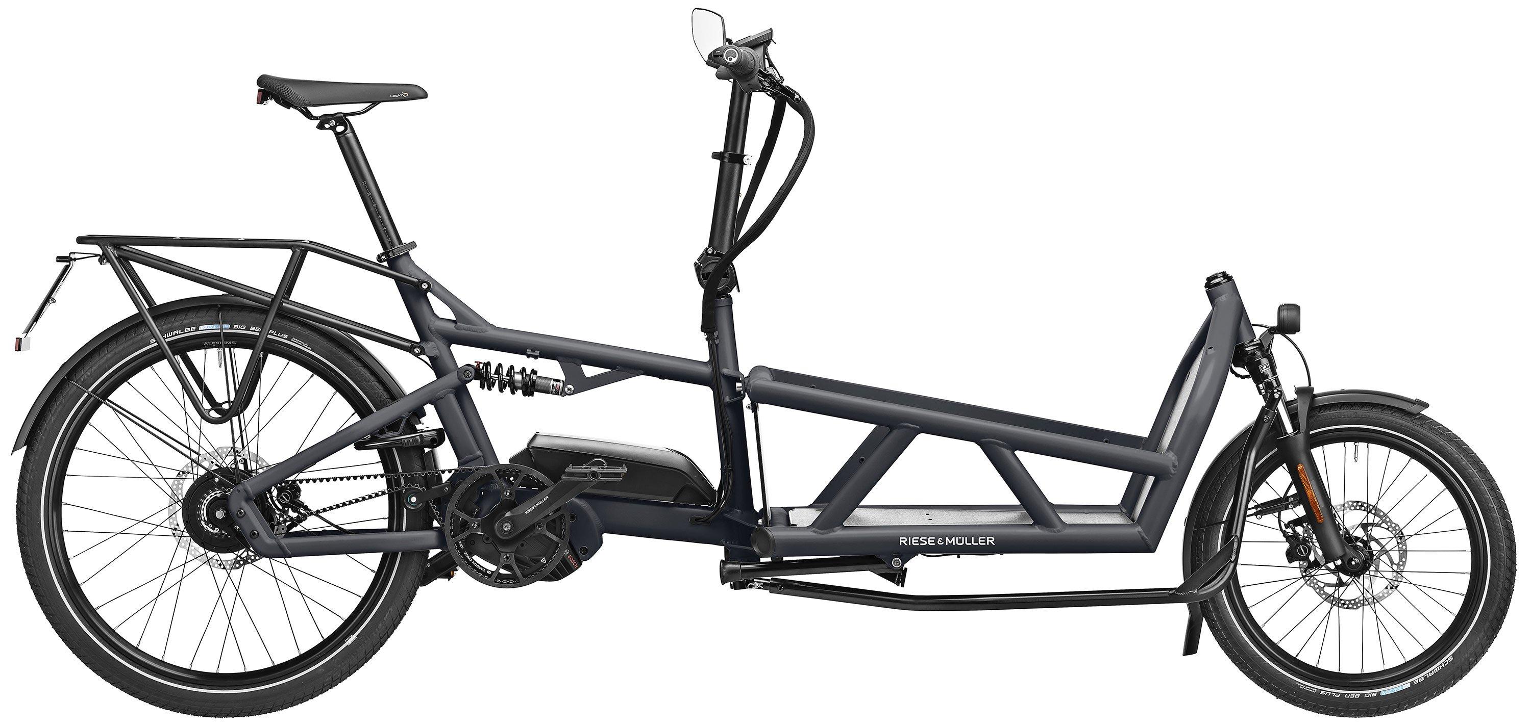 Riese & Müller Load 60 vario HS Schwarz/Grau/Blau