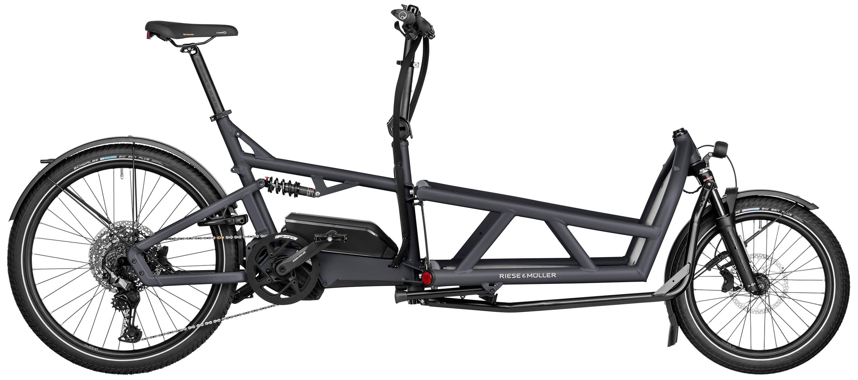 Riese & Müller Load4 60 touring Schwarz/Grau/Blau