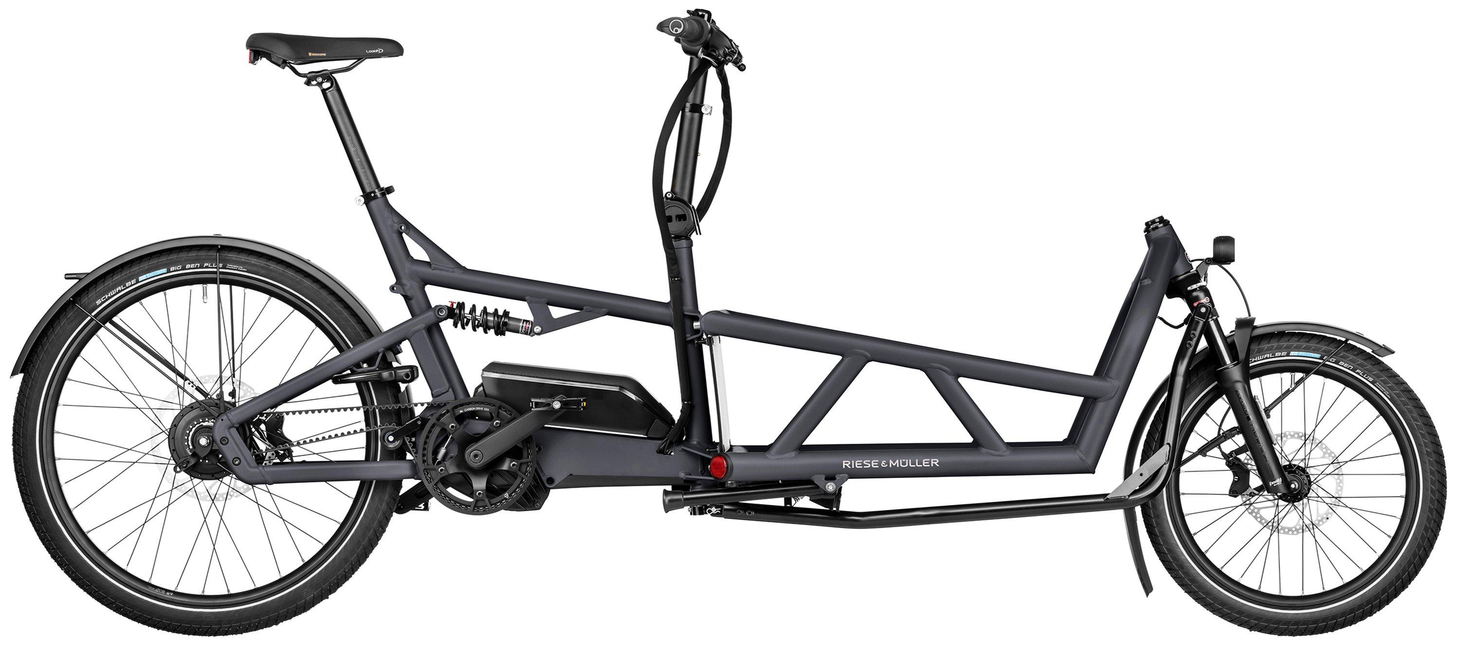 Riese & Müller Load4 60 vario Schwarz/Grau/Blau
