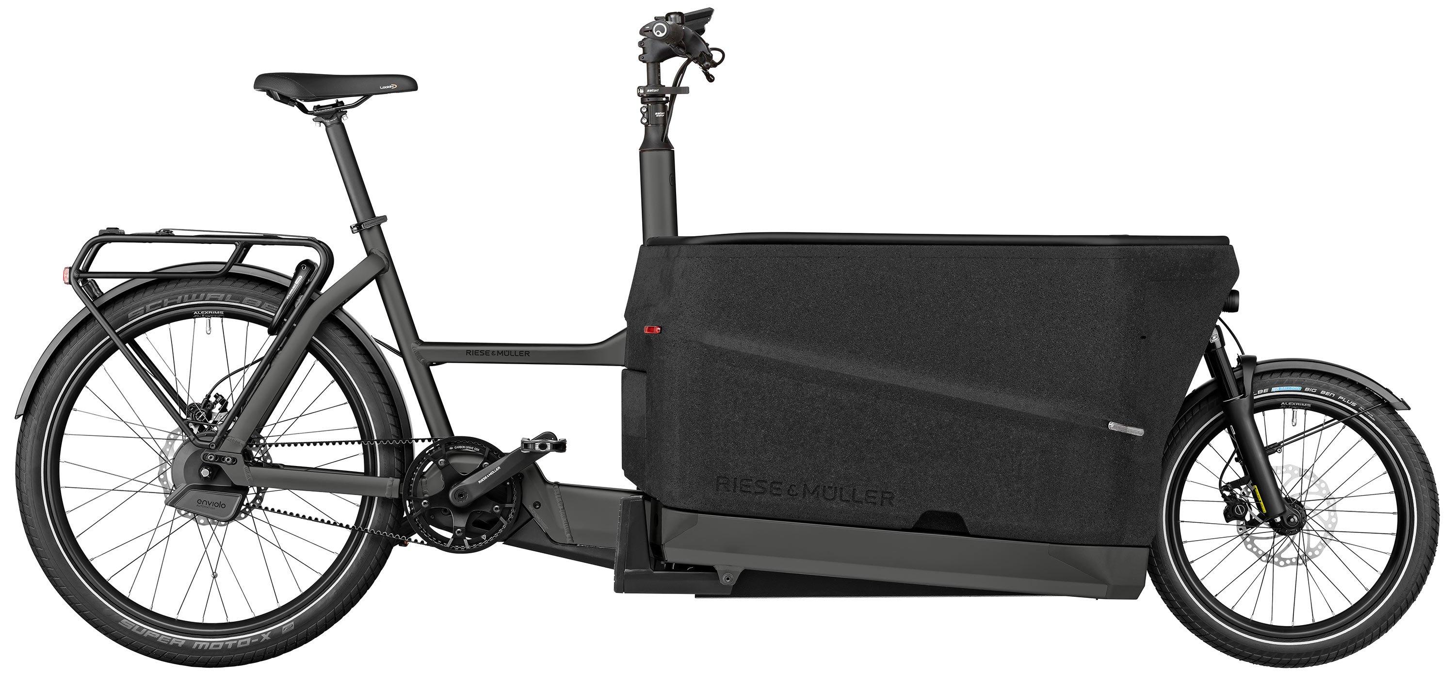 Riese & Müller Packster2 70 automatic Schwarz/Anthrazit/Grau